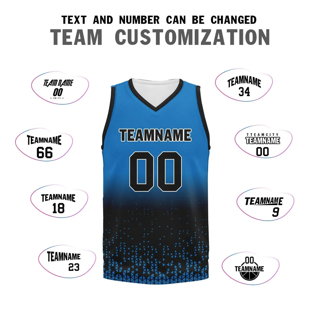 Custom Blue Black Fade Fashion Sports Uniform Basketball Jersey BBJ01-D020102-11 - Coolcustomize