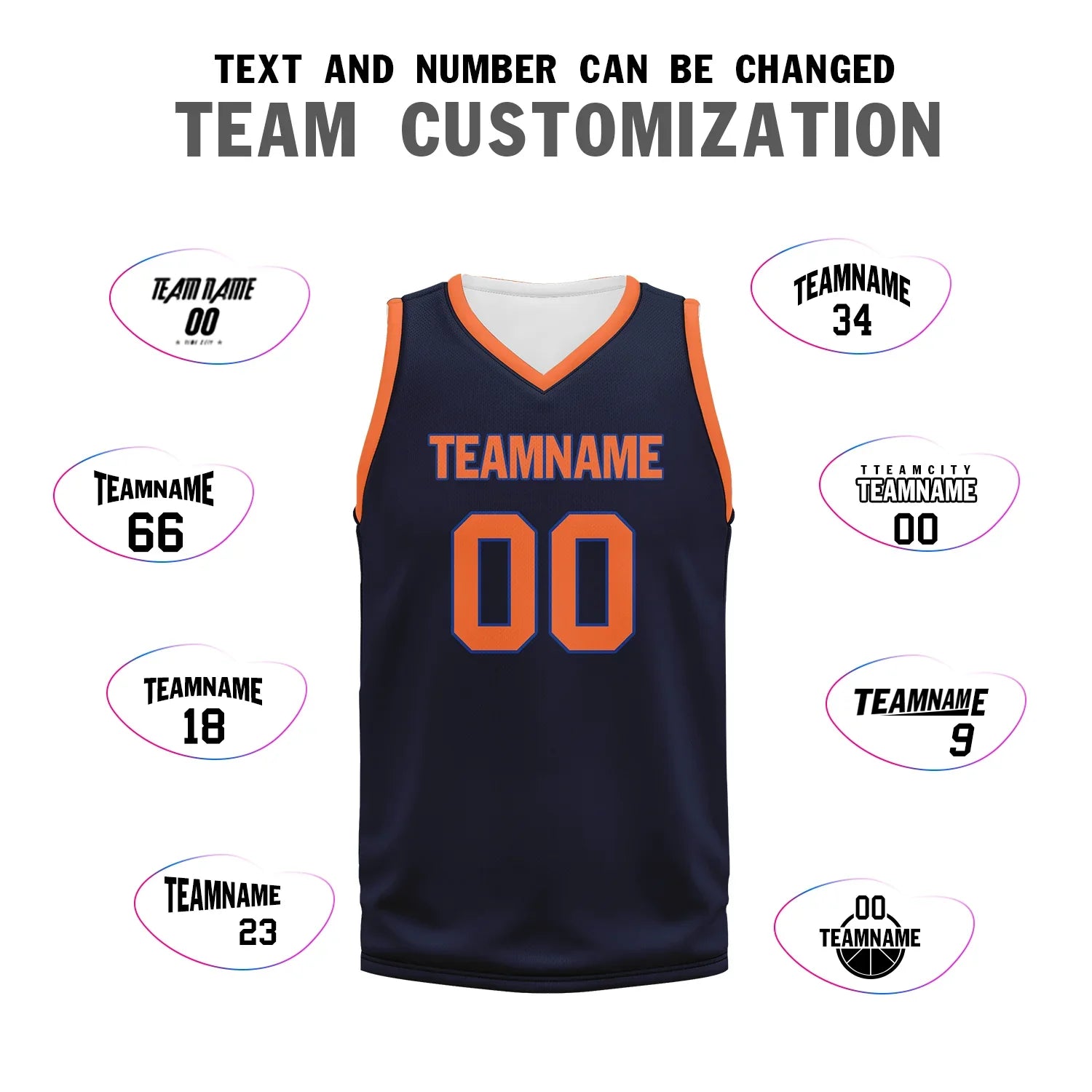 Custom Blue Orange Classic Style Sports Uniform Basketball Jersey BBJ01-bd0a70ae - Coolcustomize