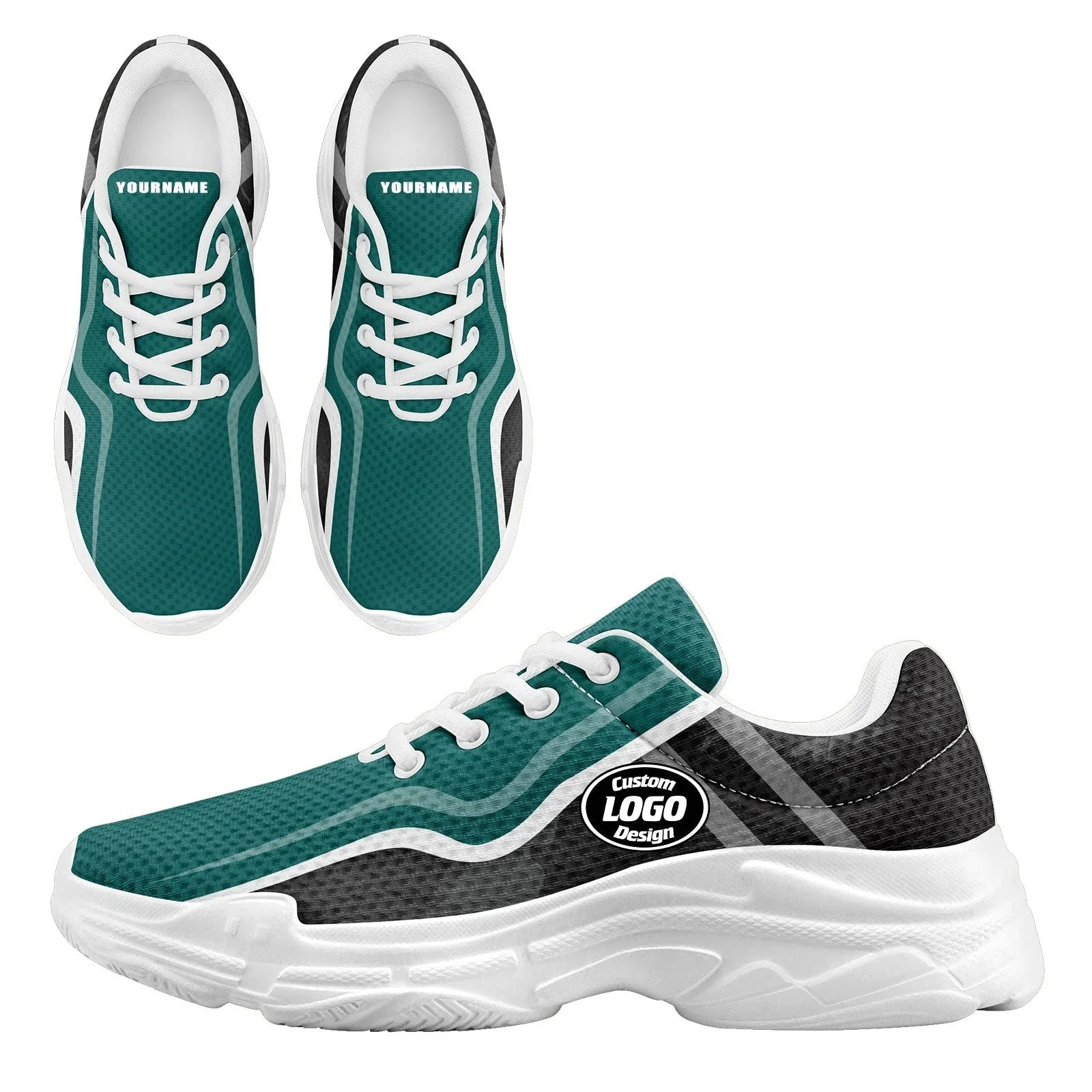 Custom Baseball Jersey and Chunky Shoes Personalized Combo Personalized Sneaker ZH-D020167-10 - Coolcustomize