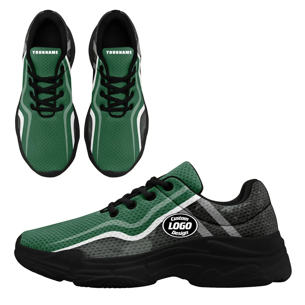 Custom Baseball Jersey and Chunky Shoes Personalized Combo Personalized Sneaker ZH-D020167-7 - Coolcustomize