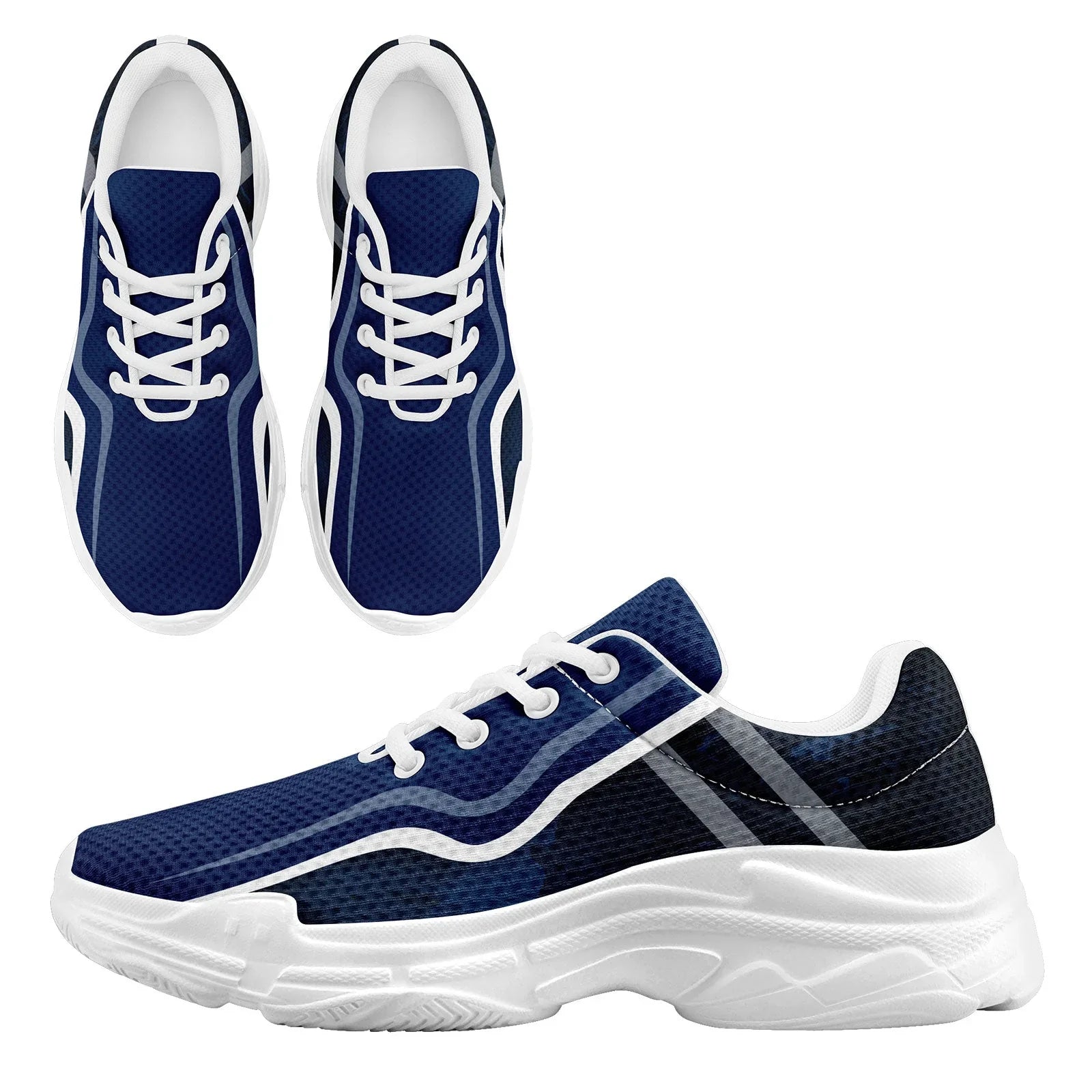 Custom Baseball Jersey and Chunky Shoes Personalized Combo Personalized Sneaker ZH-D020167-2 - Coolcustomize