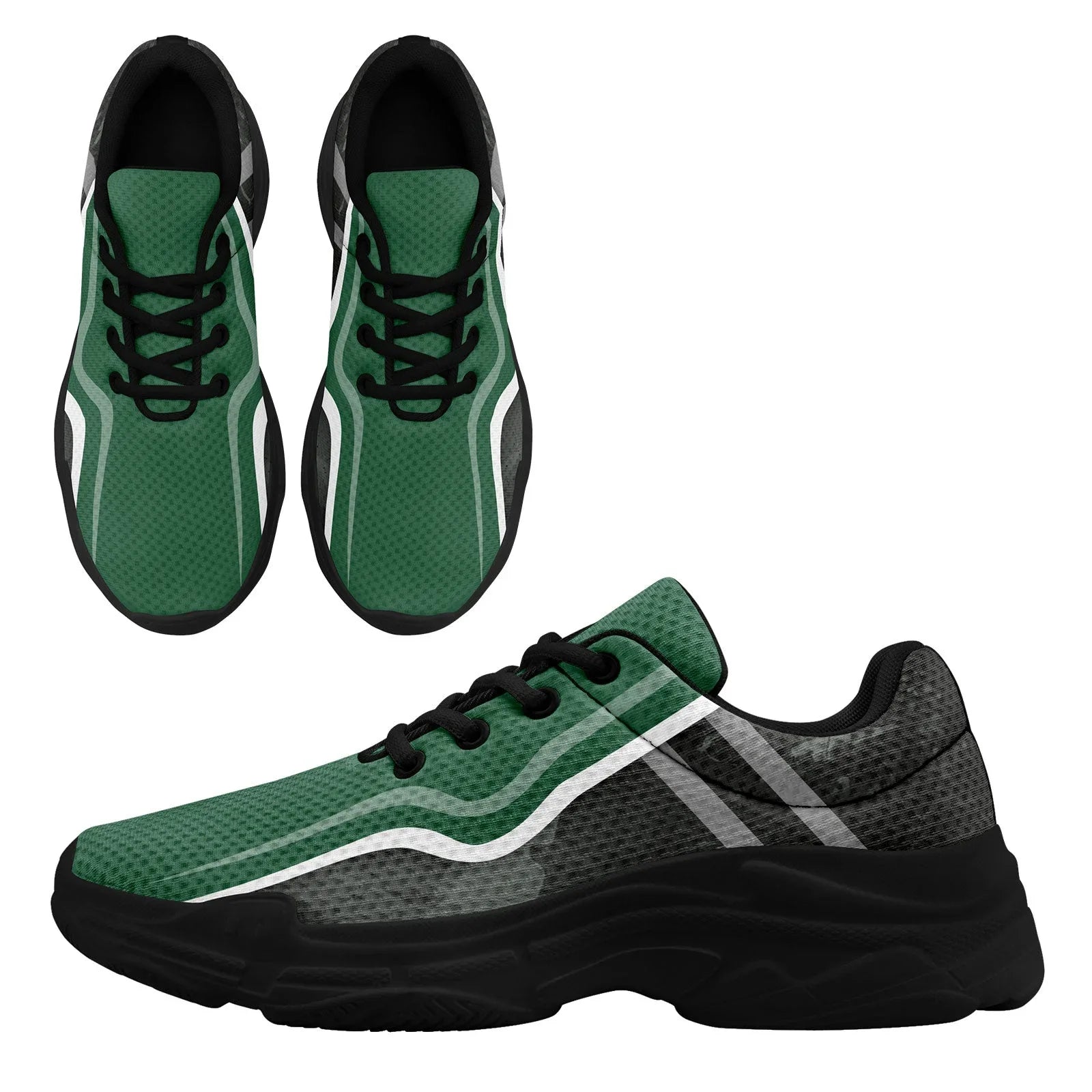 Custom Baseball Jersey and Chunky Shoes Personalized Combo Personalized Sneaker ZH-D020167-7 - Coolcustomize