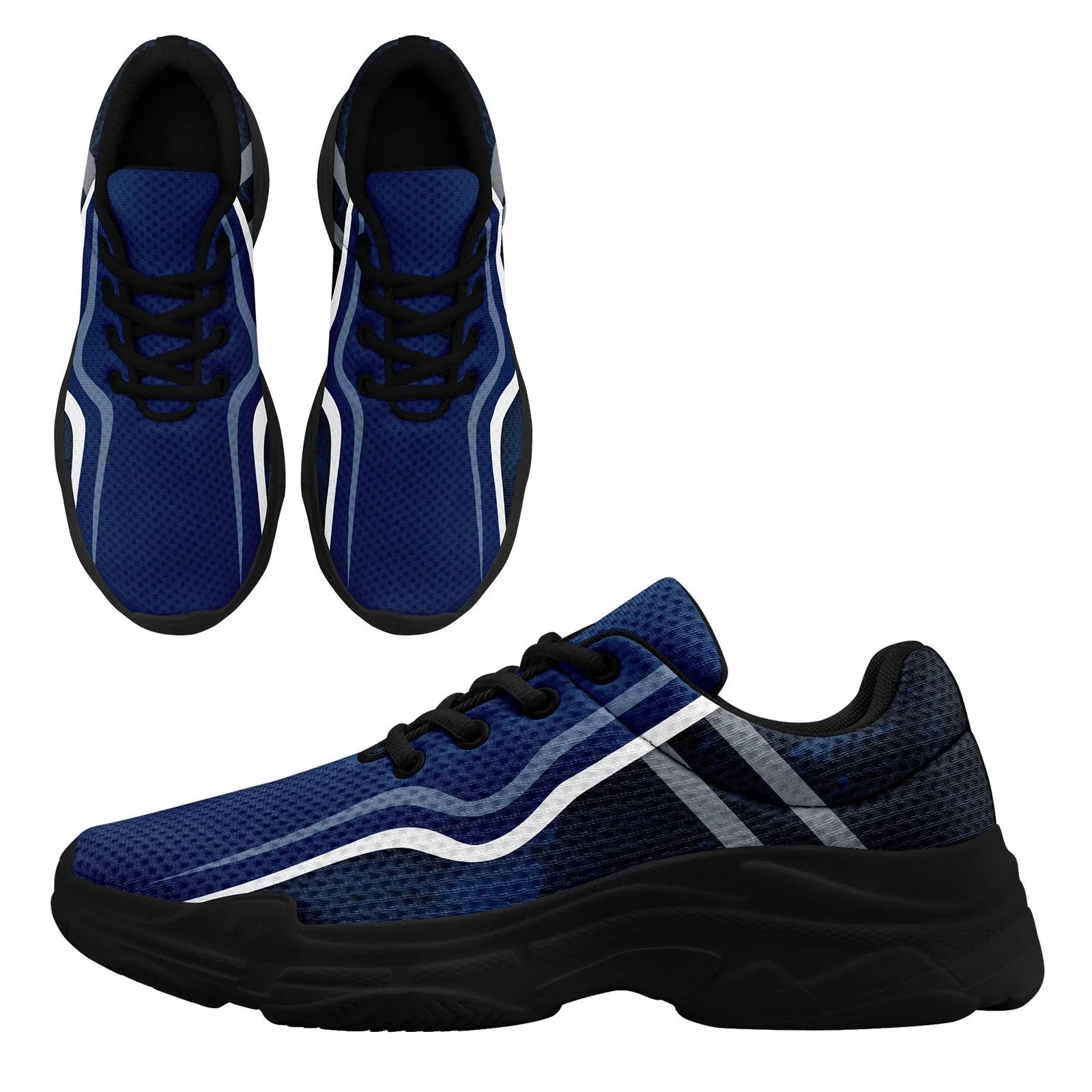 Custom Baseball Jersey and Chunky Shoes Personalized Combo Personalized Sneaker ZH-D020167-2 - Coolcustomize