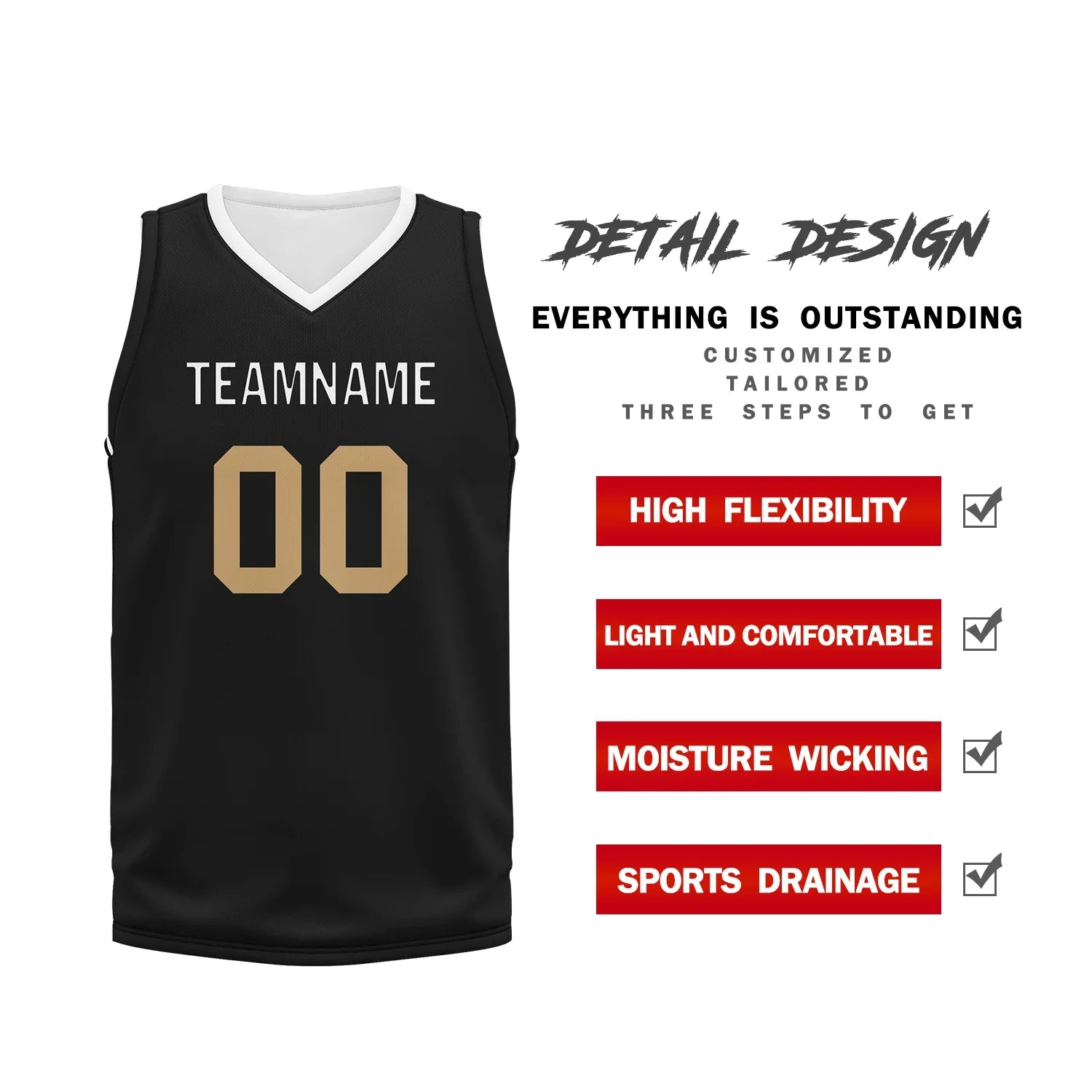 Custom Black Classic Style Sports Uniform Basketball Jersey BBJ01-bd0a70dd - Coolcustomize