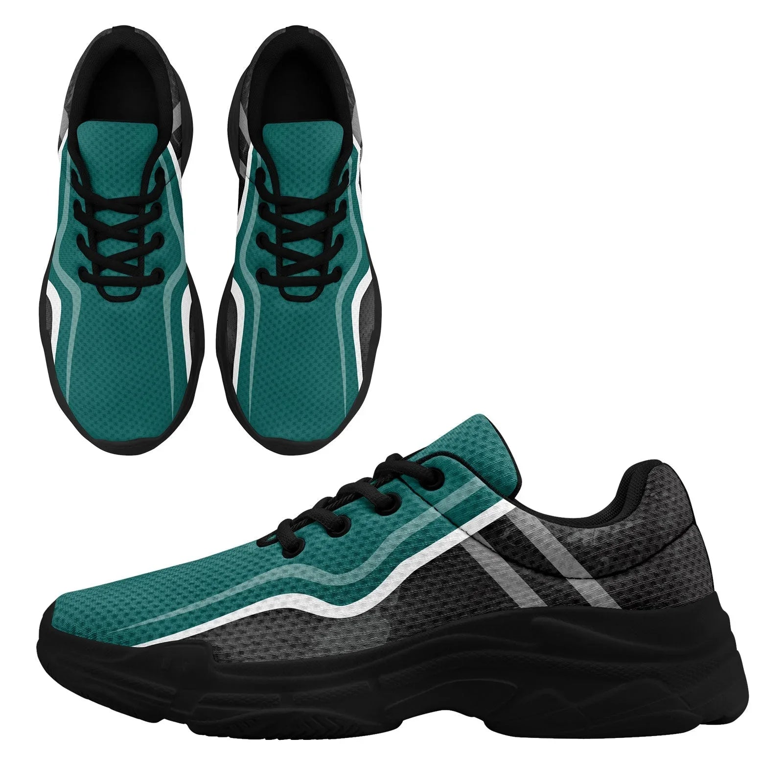 Custom Baseball Jersey and Chunky Shoes Personalized Combo Personalized Sneaker ZH-D020167-10 - Coolcustomize