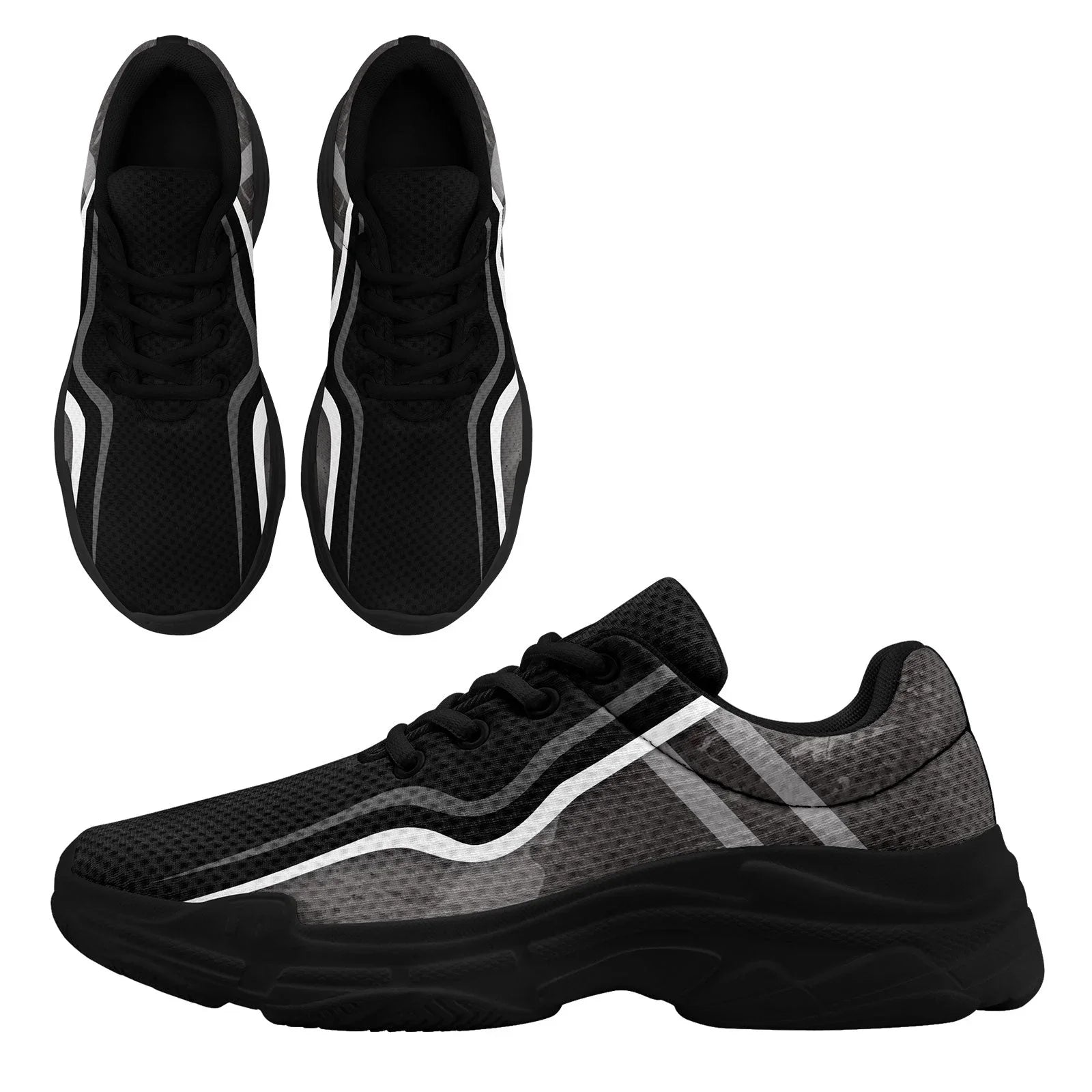 Custom Baseball Jersey and Chunky Shoes Personalized Combo Personalized Sneaker ZH-D020167-1 - Coolcustomize