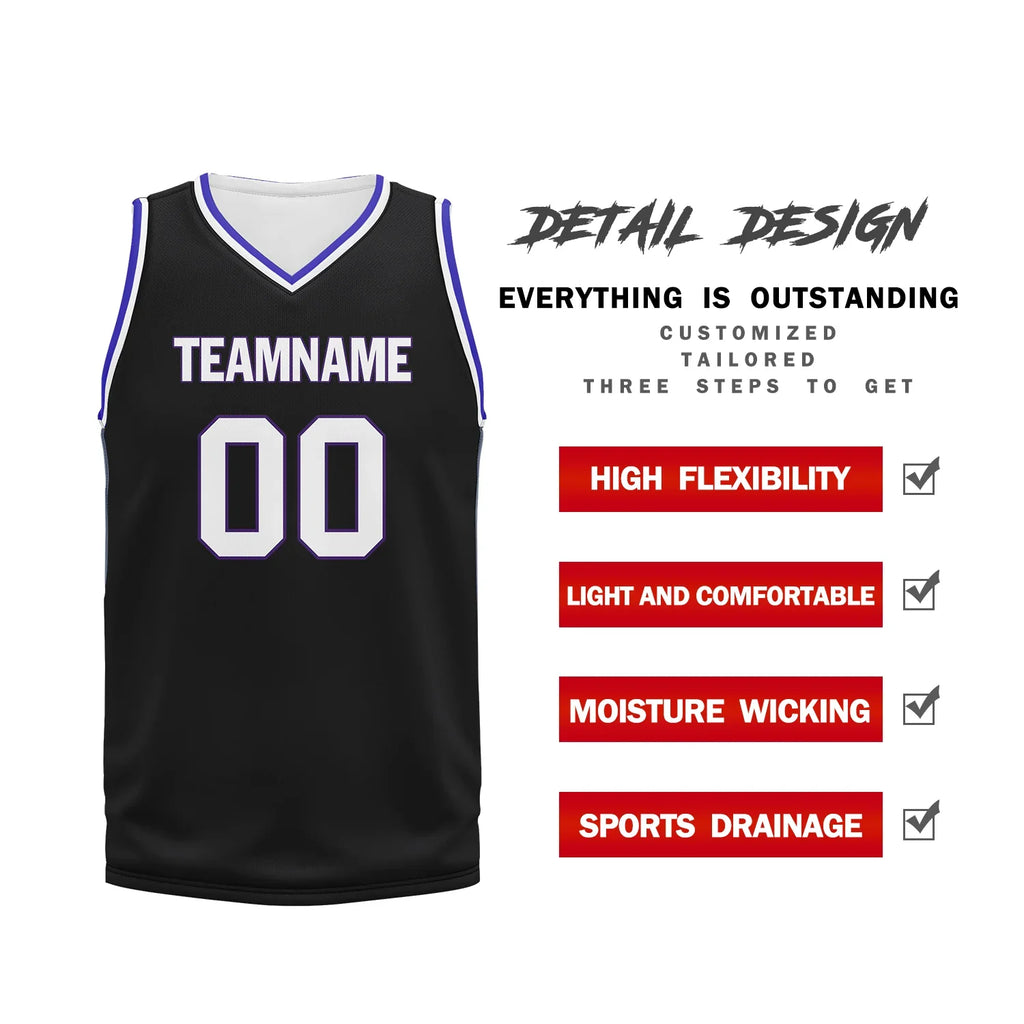 Custom Black Classic Style Sports Uniform Basketball Jersey BBJ01-bd0a70cf - Coolcustomize