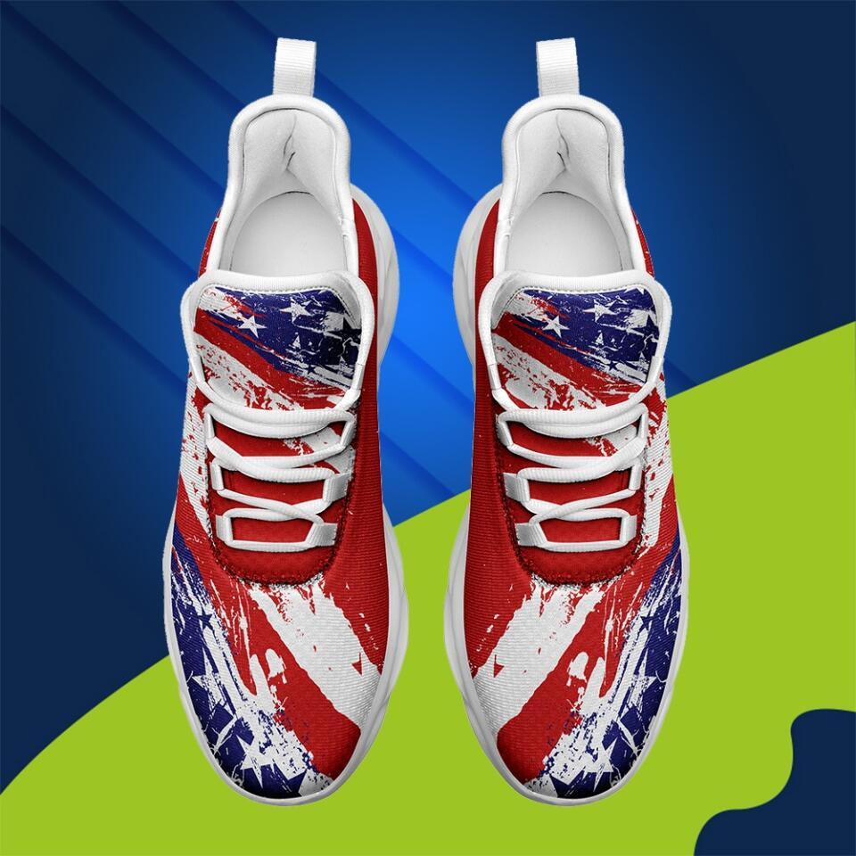 branded client gifts, gifts for clients MaxSoul-B03001 Custom Max Soul American Flag, USA Flag Sneakers Max Soul, Shoes, Printed Shoes - Coolcustomize