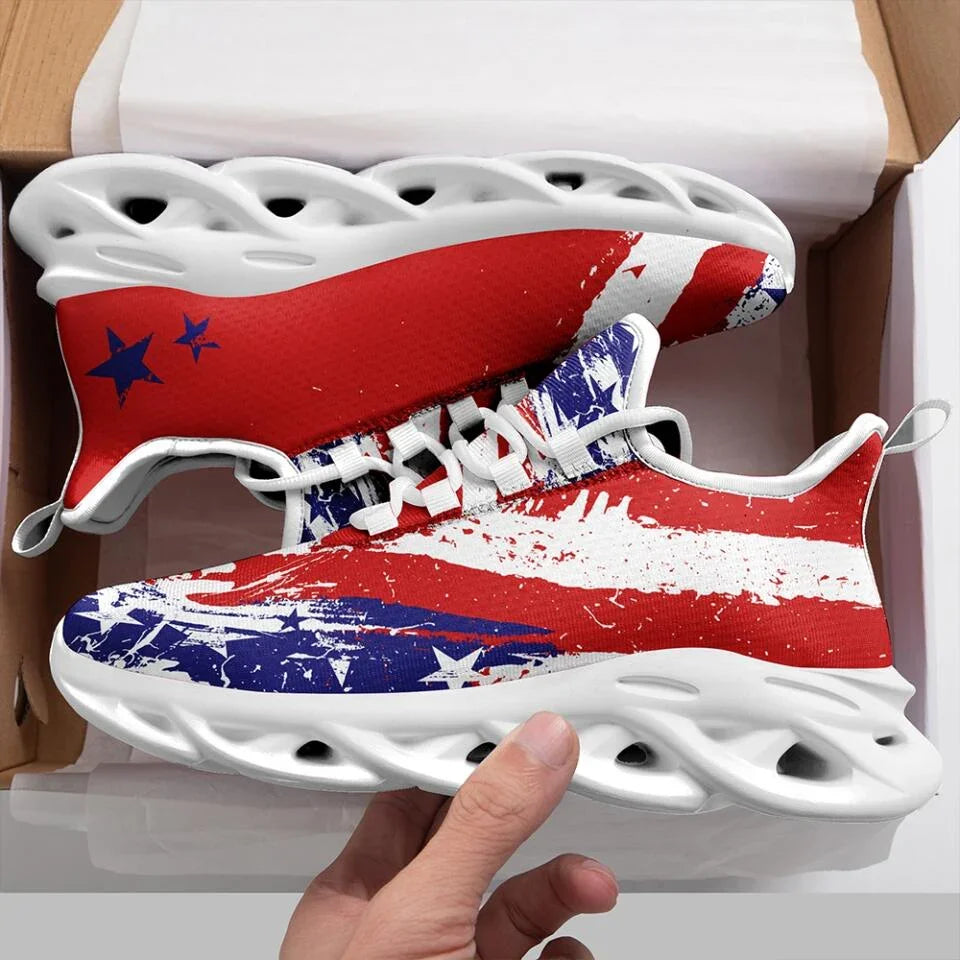 branded client gifts, gifts for clients MaxSoul-B03001 Custom Max Soul American Flag, USA Flag Sneakers Max Soul, Shoes, Printed Shoes - Coolcustomize