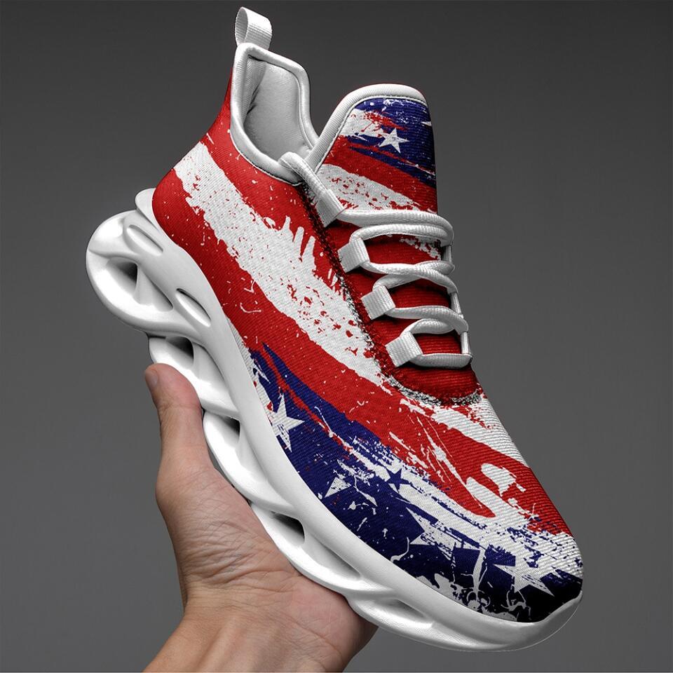 branded client gifts, gifts for clients MaxSoul-B03001 Custom Max Soul American Flag, USA Flag Sneakers Max Soul, Shoes, Printed Shoes - Coolcustomize