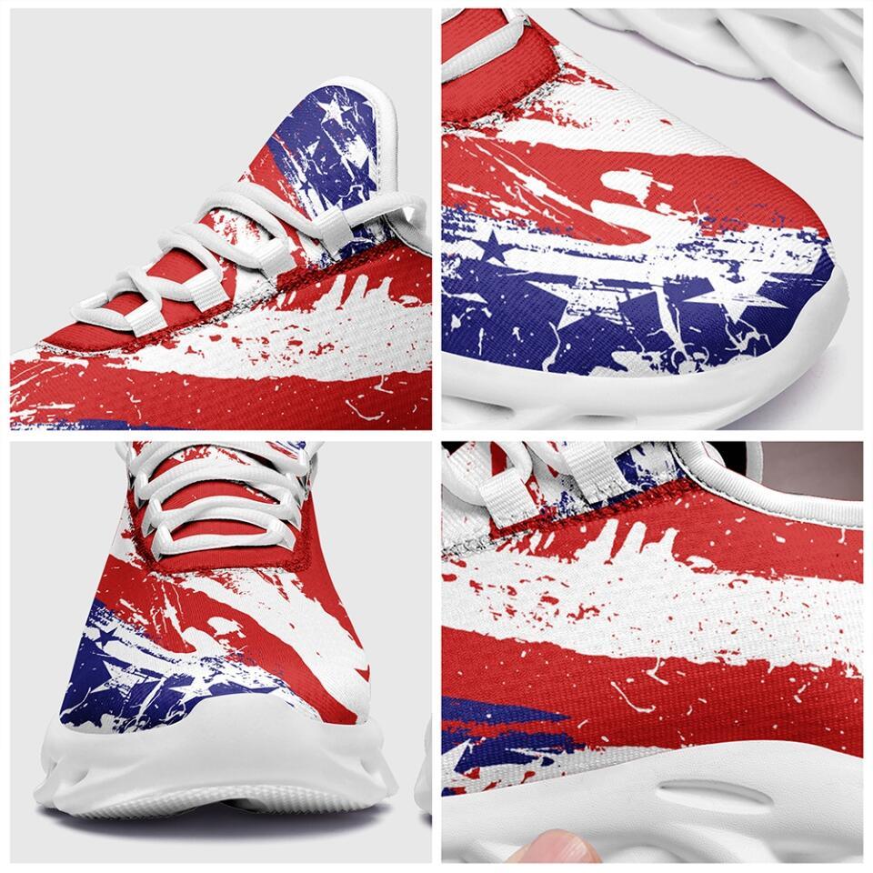 branded client gifts, gifts for clients MaxSoul-B03001 Custom Max Soul American Flag, USA Flag Sneakers Max Soul, Shoes, Printed Shoes - Coolcustomize