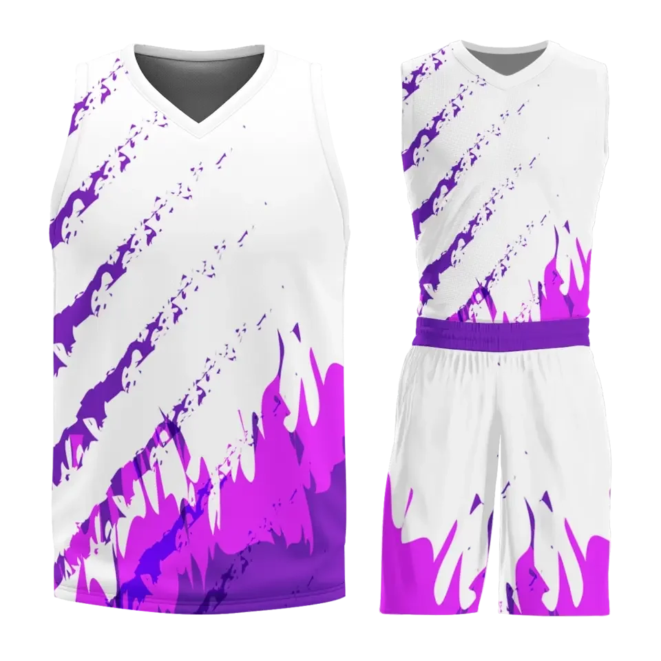 Custom Basketball Jersey and Shorts, Personalized Uniform with Name Number Logo for Adult Youth Kids, BBJ-C04100 - Coolcustomize