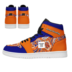 Personalized Stylish Sneakers, Custom Bright High-Top Shoes, Back to School Gift for Children