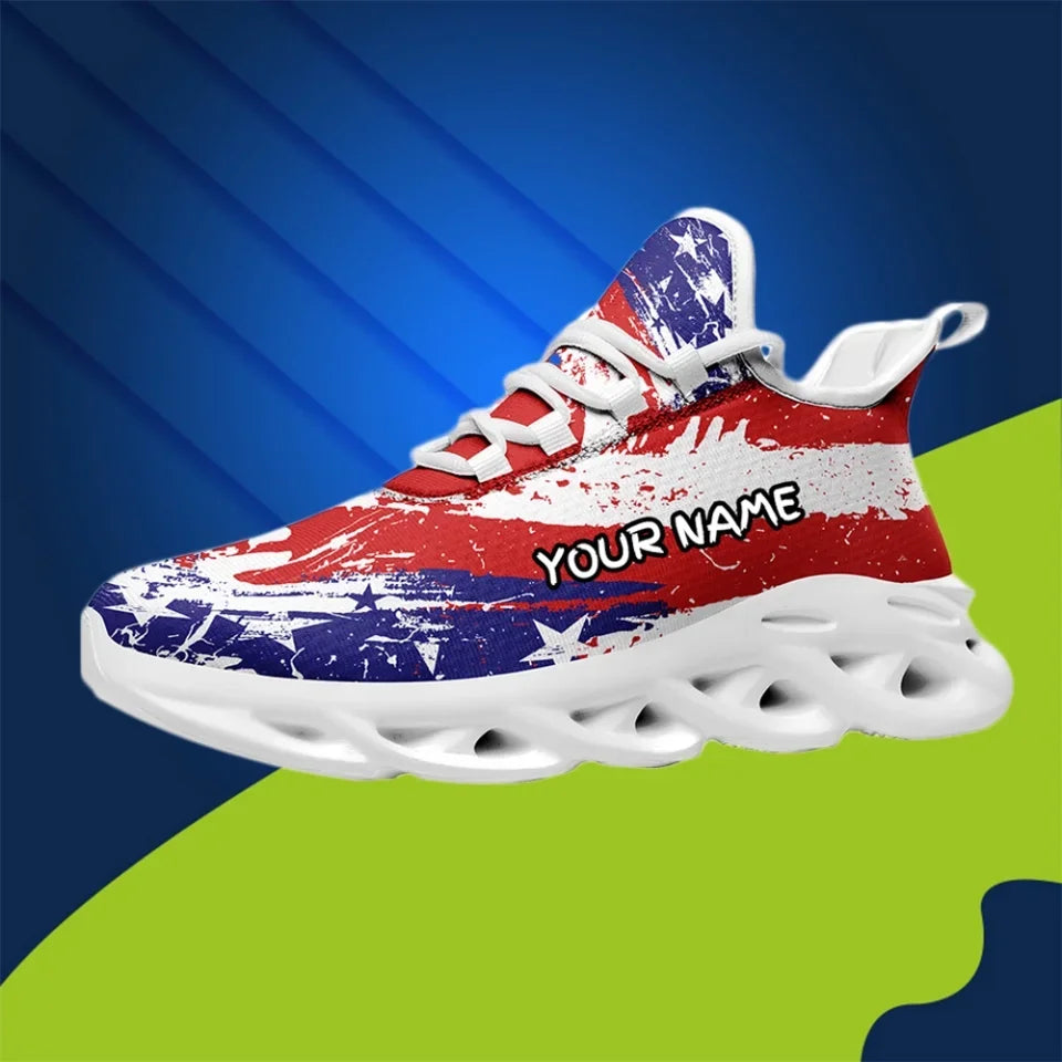 branded client gifts, gifts for clients MaxSoul-B03001 Custom Max Soul American Flag, USA Flag Sneakers Max Soul, Shoes, Printed Shoes - Coolcustomize