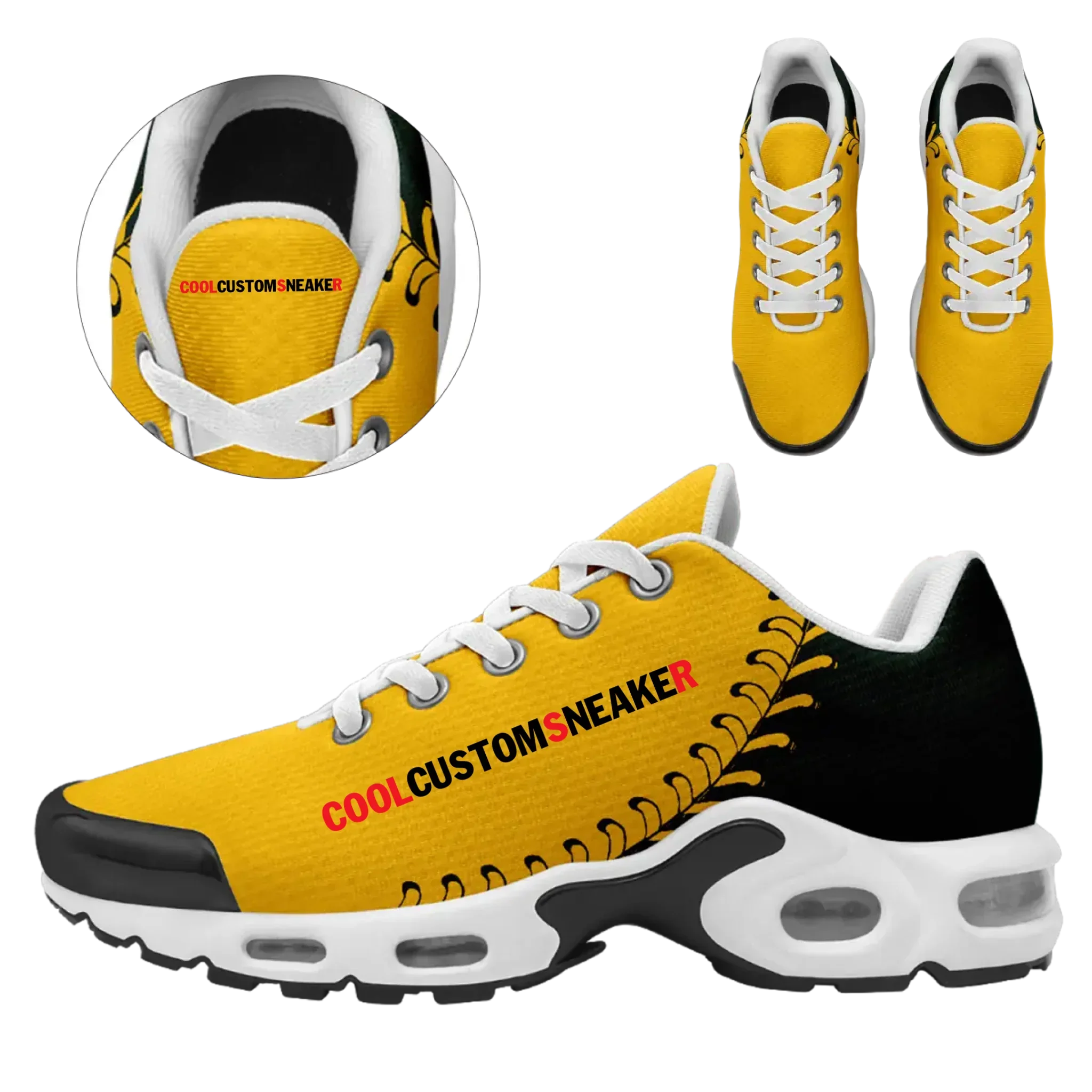 Coolcustomsneaker Personalized Bright colors Sneakers, Custom Pumpkin color Shoes, Unisex Sport Shoes - Coolcustomize