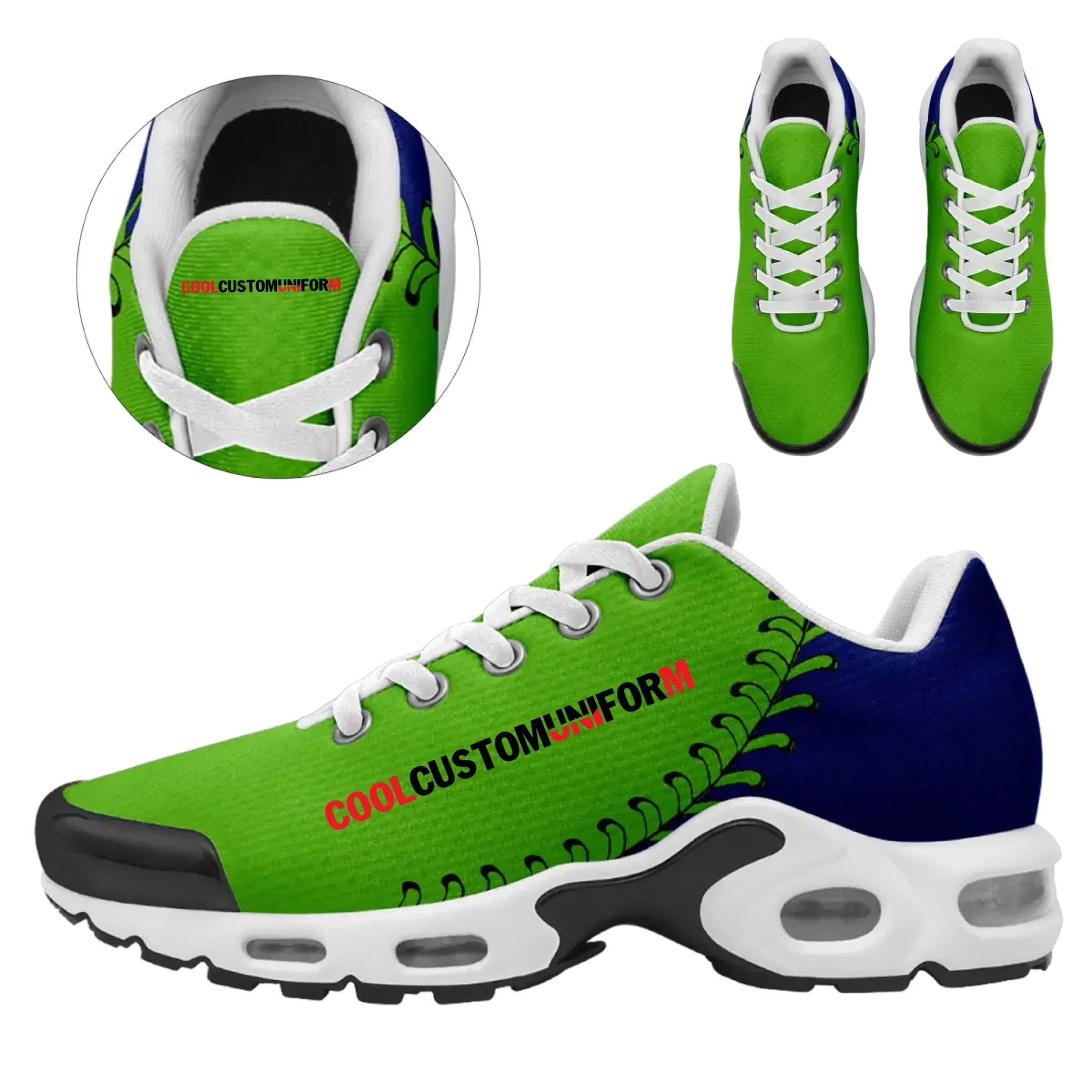 Coolcustomuniform Personalized Bright colors Sneakers, Custom Pumpkin color Shoes, Unisex Sport Shoes - Coolcustomize