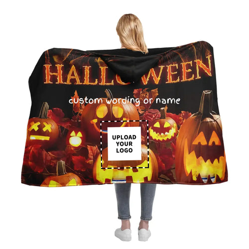Anti-pilling Flannel Wearable Blanket Hoodie-plush Warm Blanket Throw Blankets Fit Best Gift For Halloween,PR280-23023001 - Coolcustomize