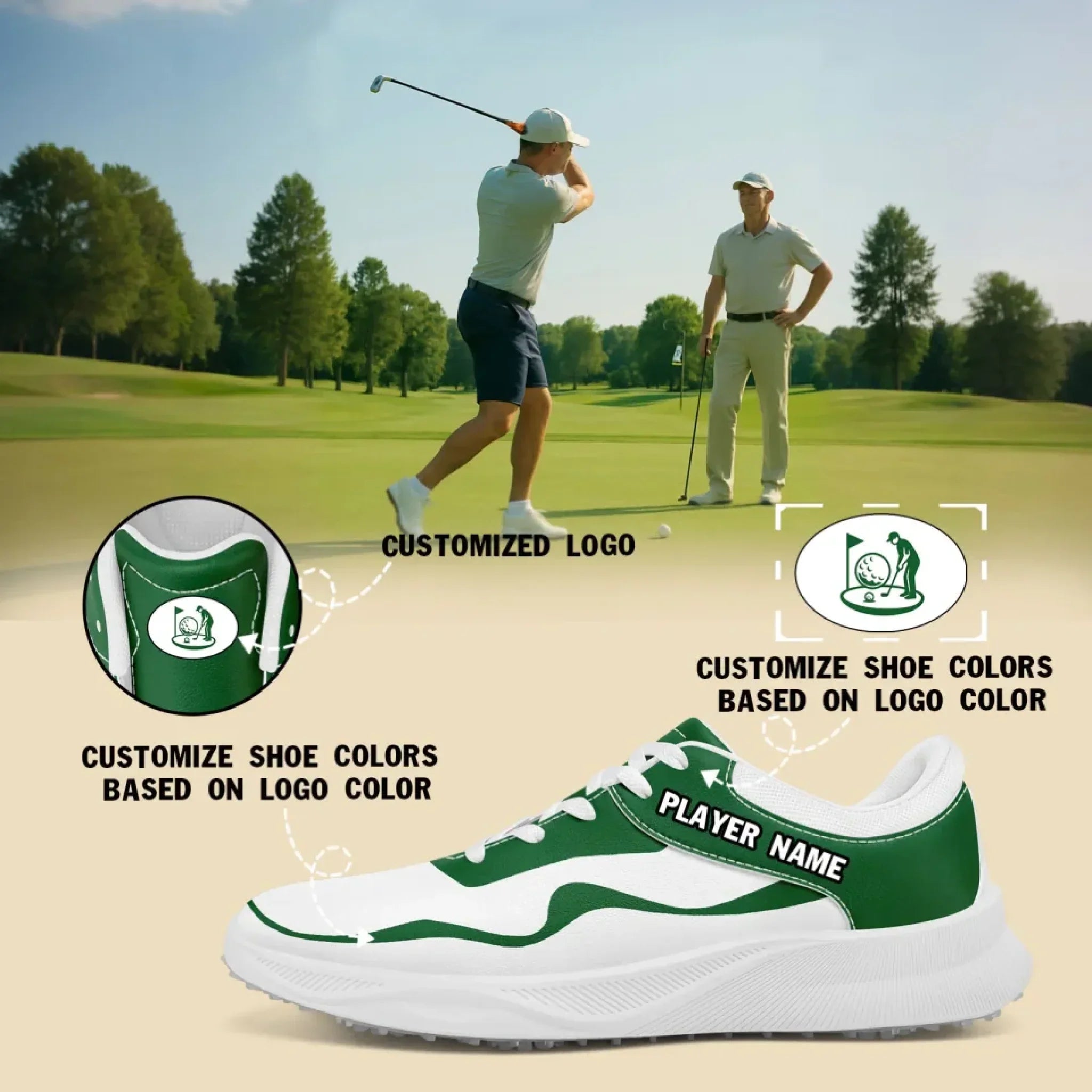 Custom Golf Shoes for Academies – Elevate Your Training FN062-25028054-2 - Coolcustomize