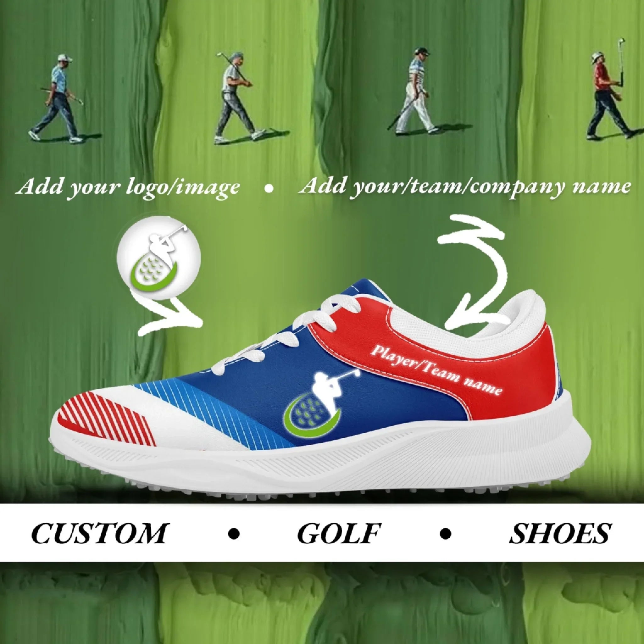 Custom Golf Performance Sneakers, Personalized Durable Shoes for POD Resellers FN062-25020099-1 - Coolcustomize