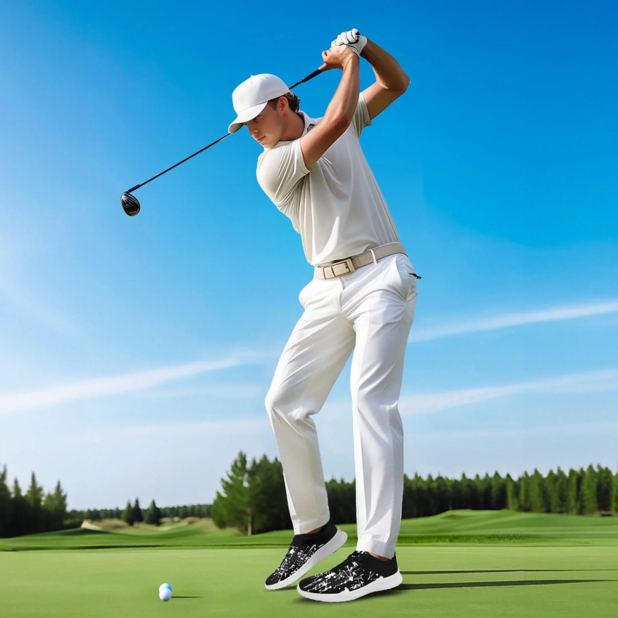 Custom Golf Performance Sneakers, Personalized Durable Shoes for POD Resellers FN062-25020099-7 - Coolcustomize
