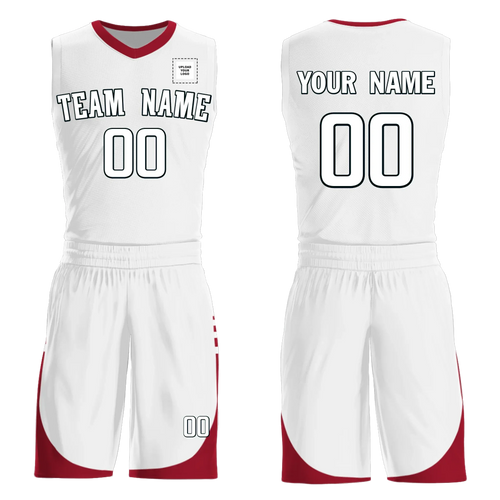 Custom Basketball Jersey and Shorts, Basketball uniform,Personalized Uniform with Name Number Logo for Adult Youth Kids,Alabama BBJ-230606117 - Coolcustomize