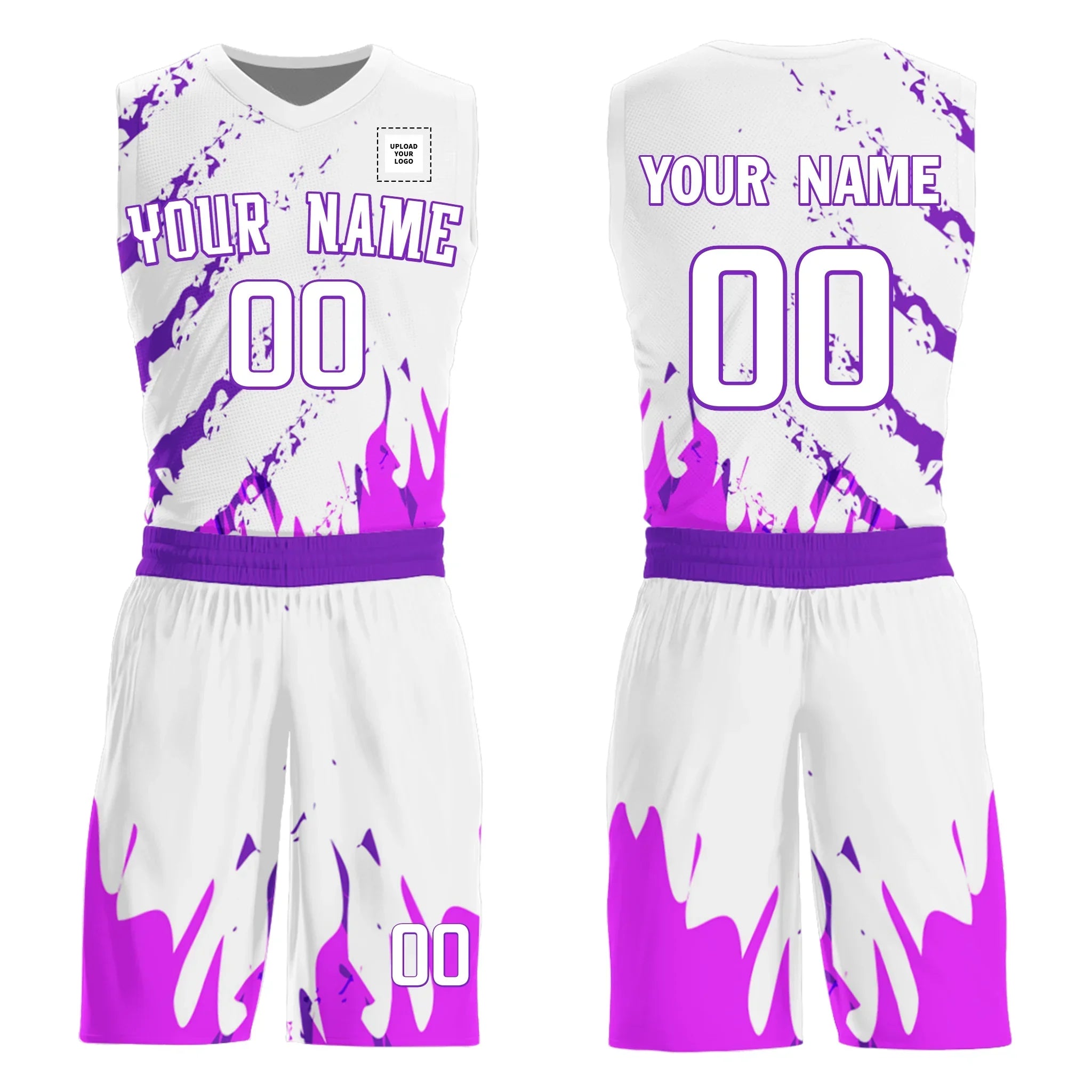 Custom Basketball Jersey and Shorts, Personalized Uniform with Name Number Logo for Adult Youth Kids, BBJ-C04100 - Coolcustomize