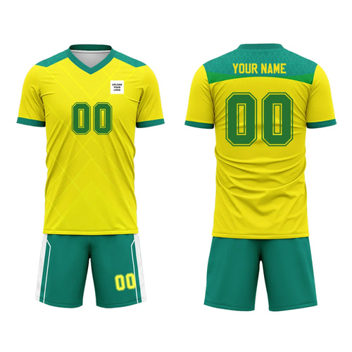 Brazil - Nation team jersey, Custom jersey, put name/business name, Number and your own logo on it, Personalized jersey, ZQF-220906004 - Coolcustomize