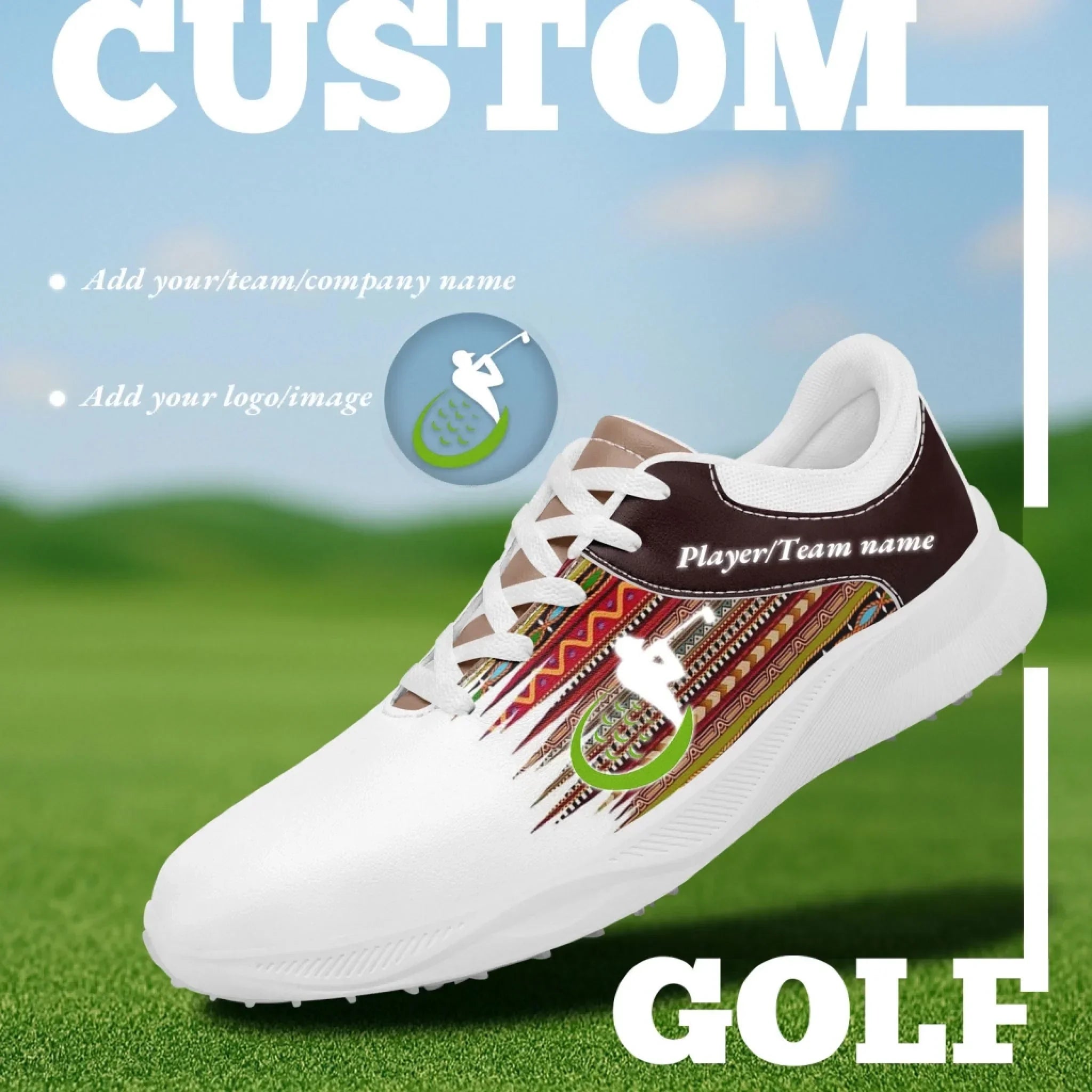 Custom Golf Performance Sneakers, Personalized Durable Shoes for POD Resellers FN062-25020099-4 - Coolcustomize