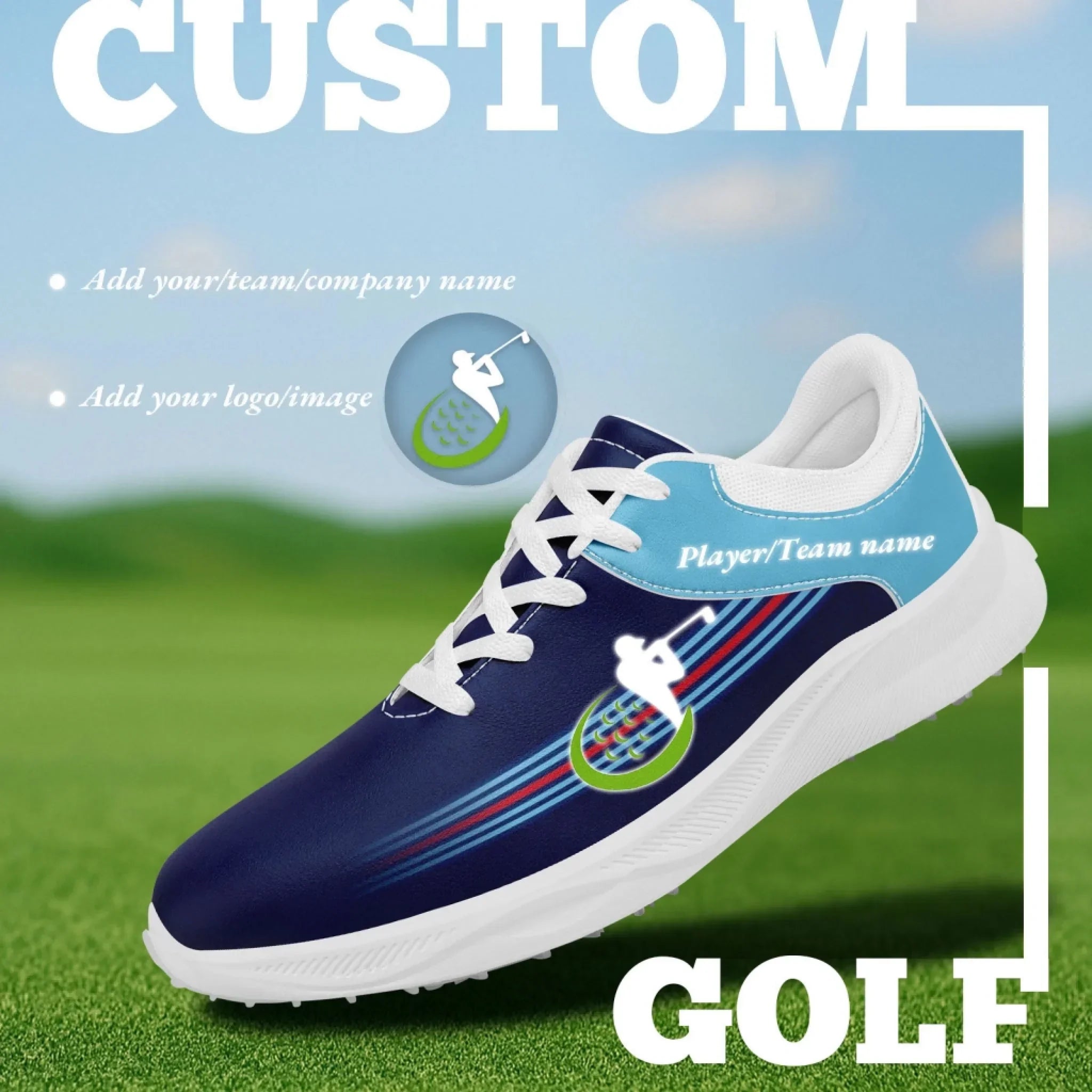 Custom Golf Performance Sneakers, Personalized Durable Shoes for POD Resellers FN062-25020099-2 - Coolcustomize