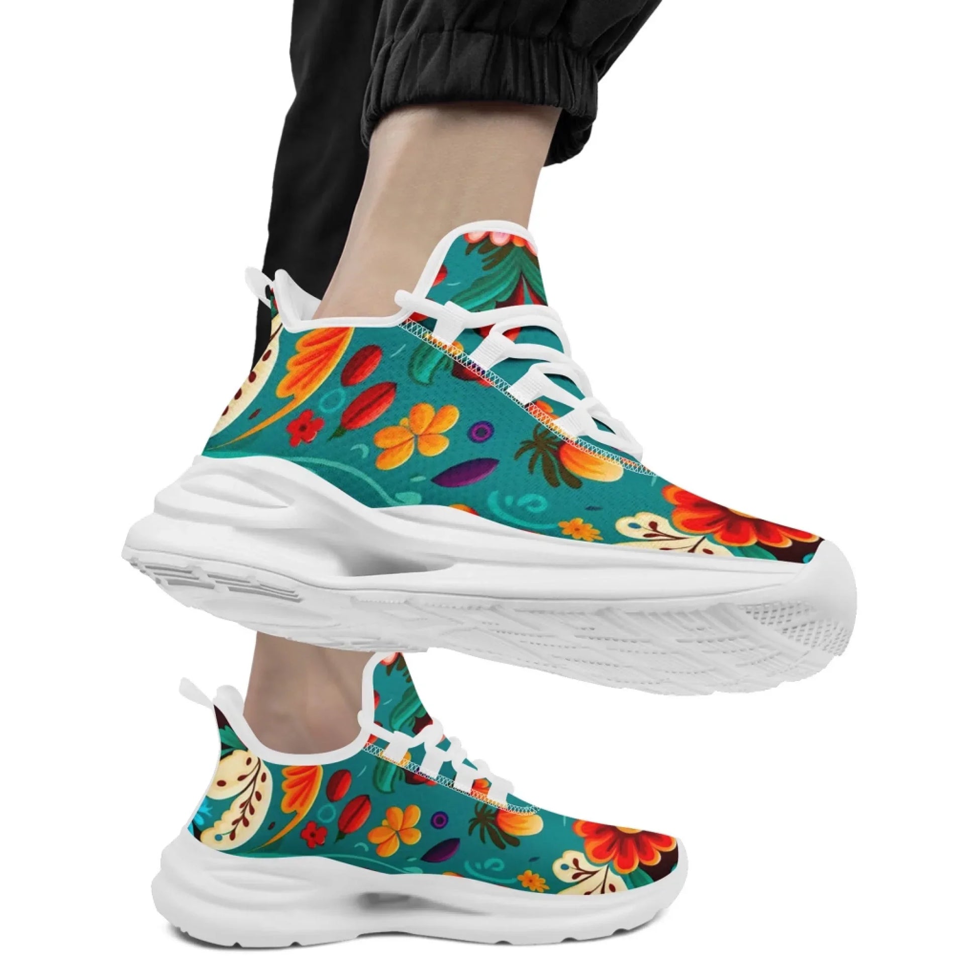 Personalized Mexico Flag Casual Shoes, Breathable Sports Shoes, Perfect Gift for Patriotic Fans - Coolcustomize