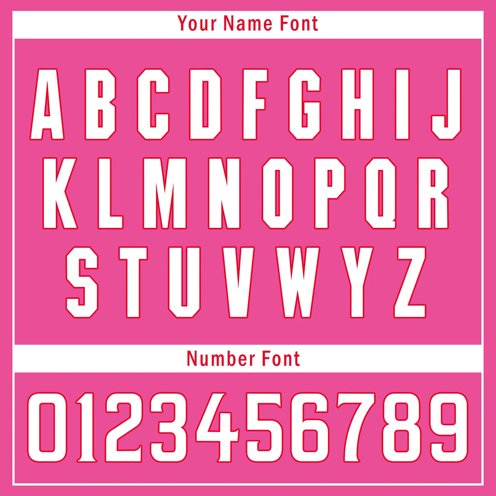 Custom Pink Classic Style White Authentic Baseball Jersey - Coolcustomize