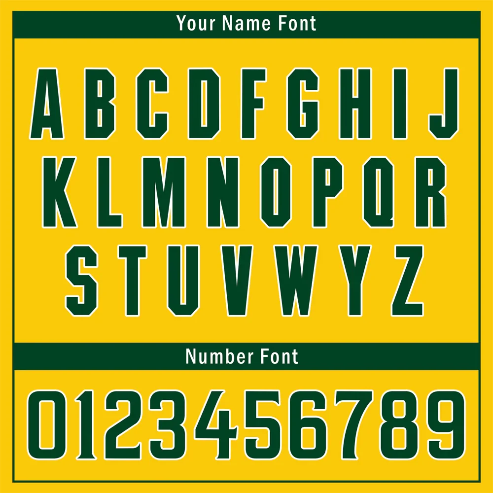 Custom Yellow Classic Style Green Authentic Baseball Jersey - Coolcustomize