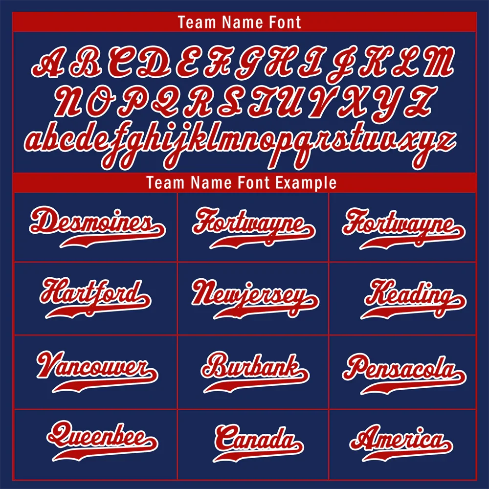 Custom Blue Classic Style Red Authentic Baseball Jersey - Coolcustomize