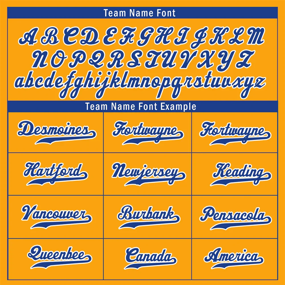 Custom Yellow Classic Style Blue Authentic Baseball Jersey - Coolcustomize