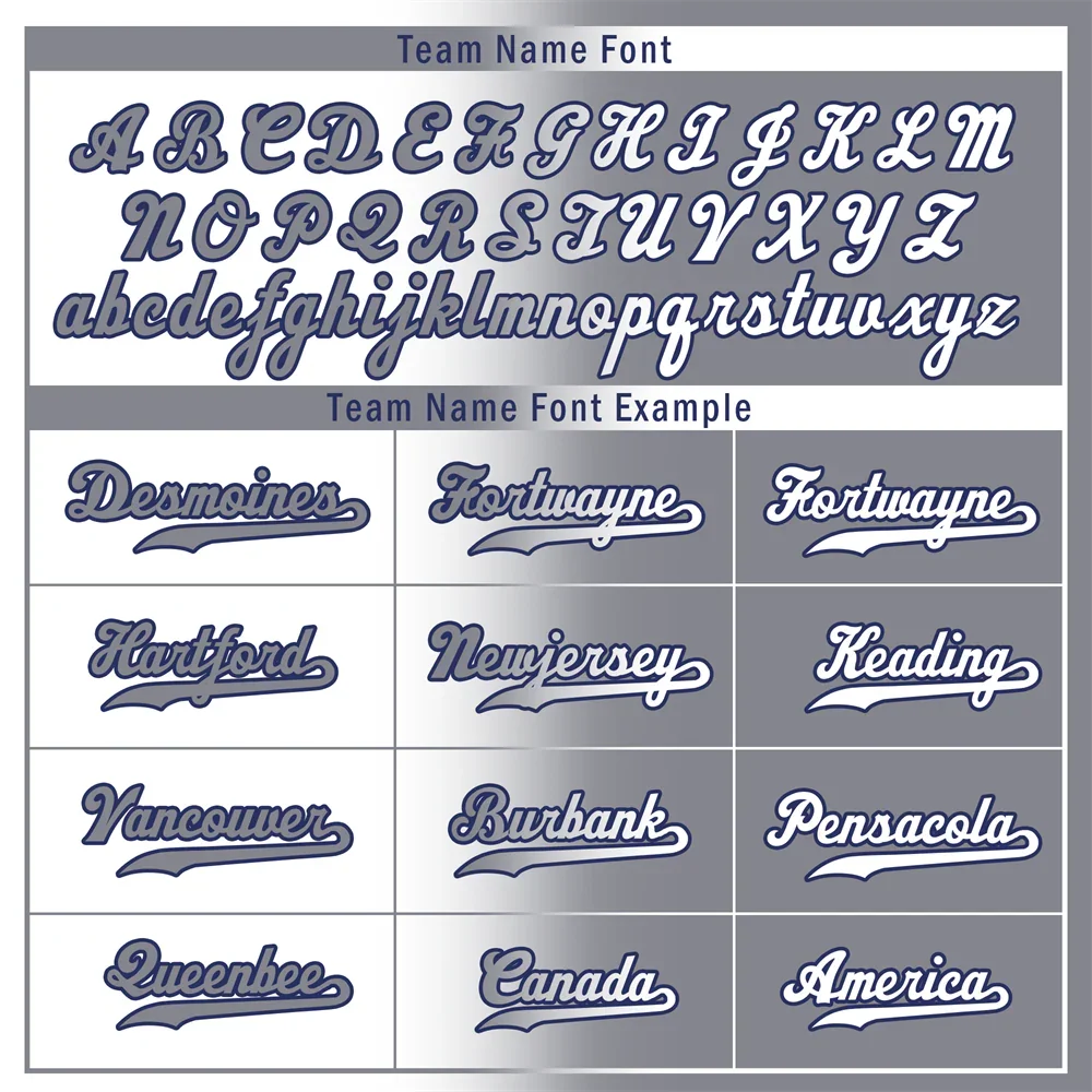 Custom White Grey Gradient Fashion Grey Authentic Baseball Jersey - Coolcustomize