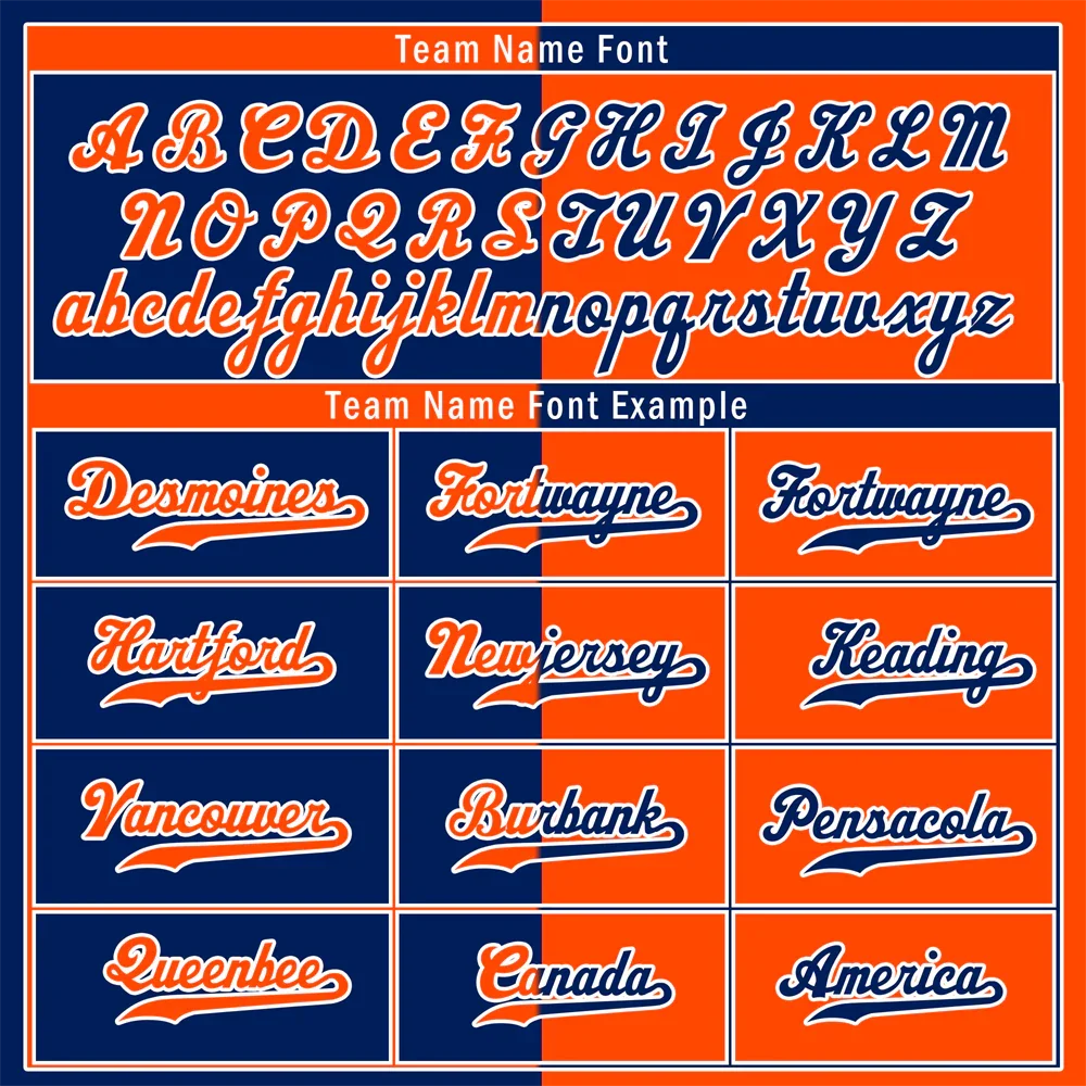 Custom Blue Orange Gradient Fashion Orange Authentic Baseball Jersey - Coolcustomize