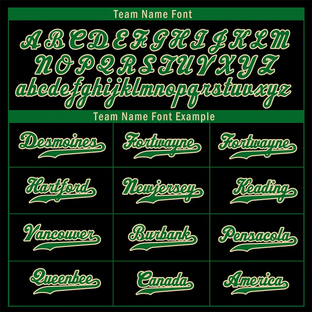 Custom Black Green Raglan Sleeves Green Authentic Baseball Jersey - Coolcustomize