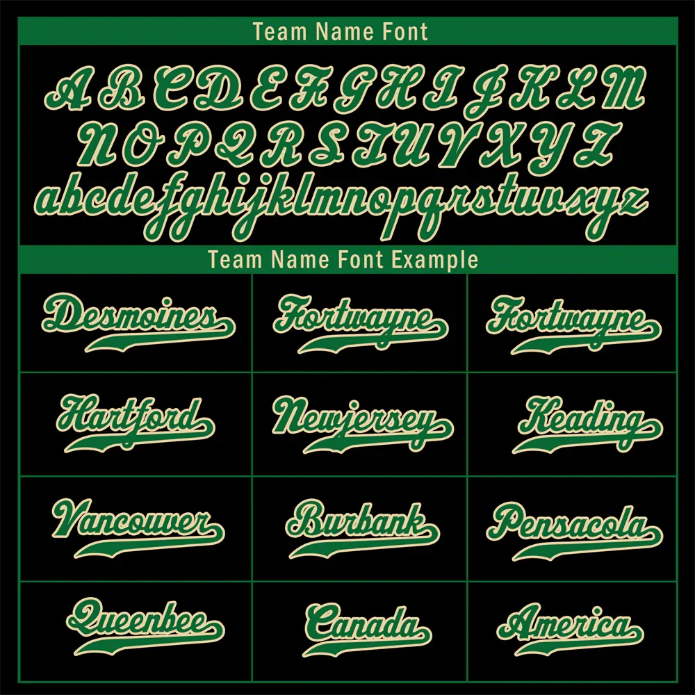 Custom Black Two Tone Green Authentic Baseball Jersey - Coolcustomize