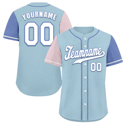 Custom Aqua Two Tone White Authentic Baseball Jersey - Coolcustomize