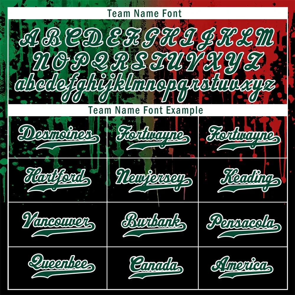 Custom Colorful Graffiti Pattern Green Authentic Baseball Jersey - Coolcustomize