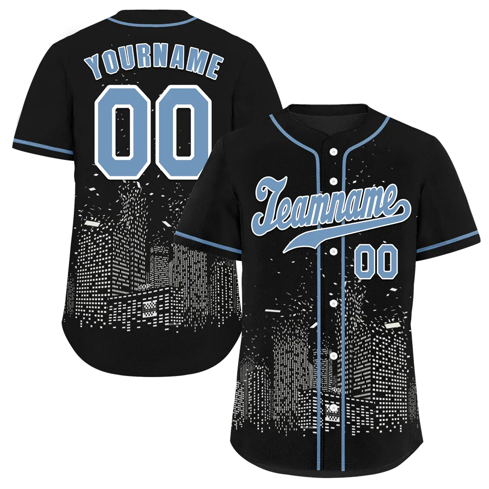 Custom Black City Edition Aqua Authentic Baseball Jersey BSBJ0a-bc0fbbf - Coolcustomize