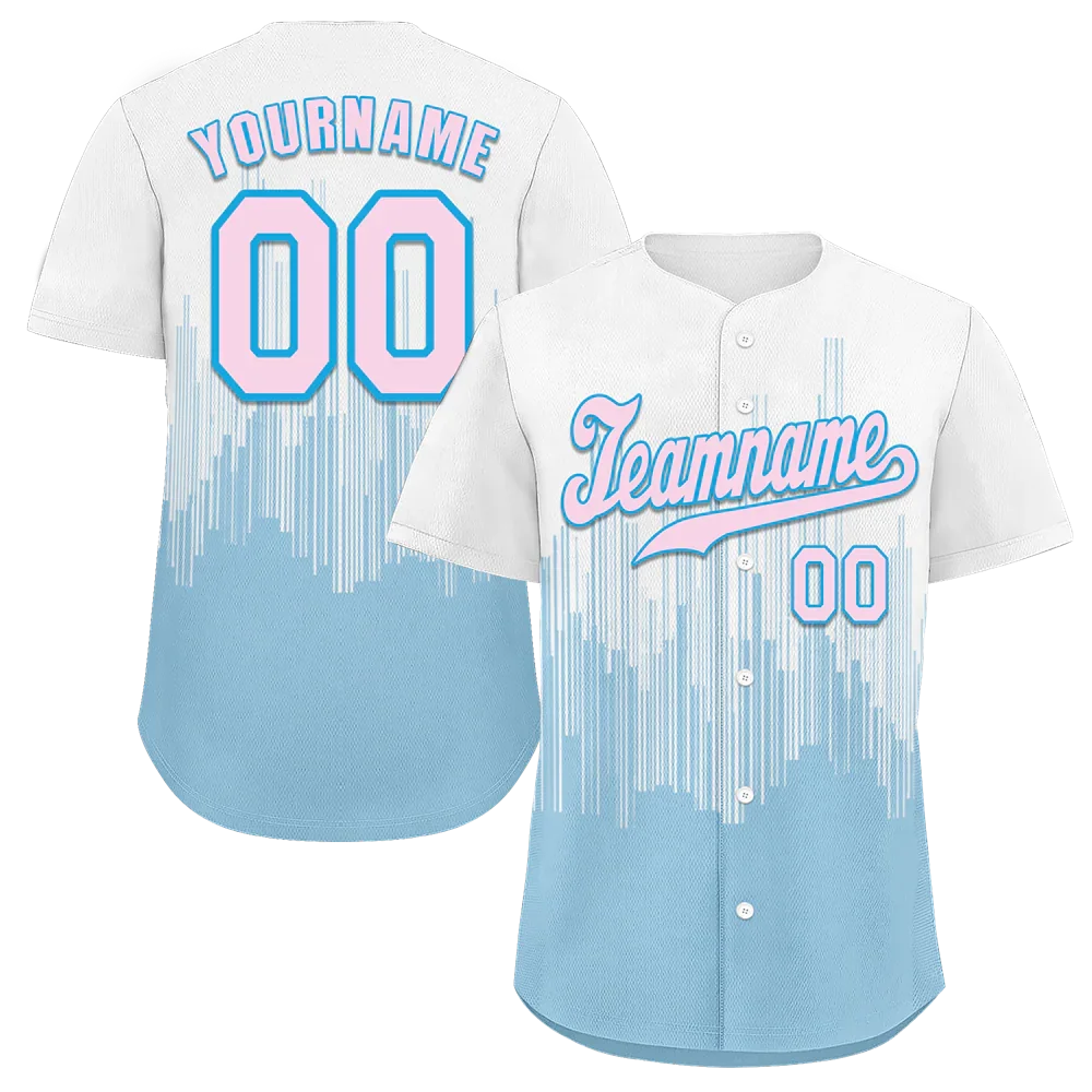 Custom White Aqua City Edition Pink Authentic Baseball Jersey BSBJ0a-bc0fbb7 - Coolcustomize
