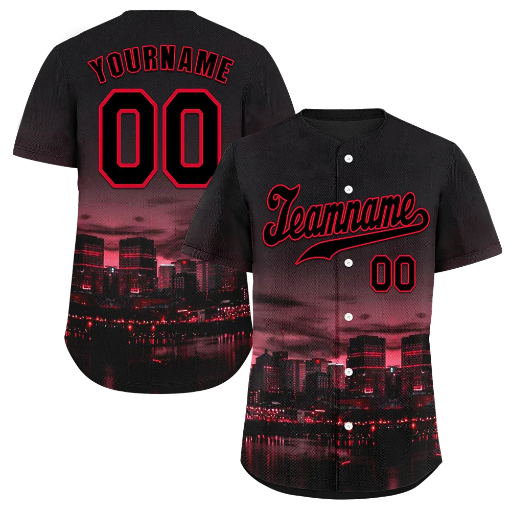 Custom Black City Edition Black Authentic Baseball Jersey BSBJ0a-bc0fbc0 - Coolcustomize