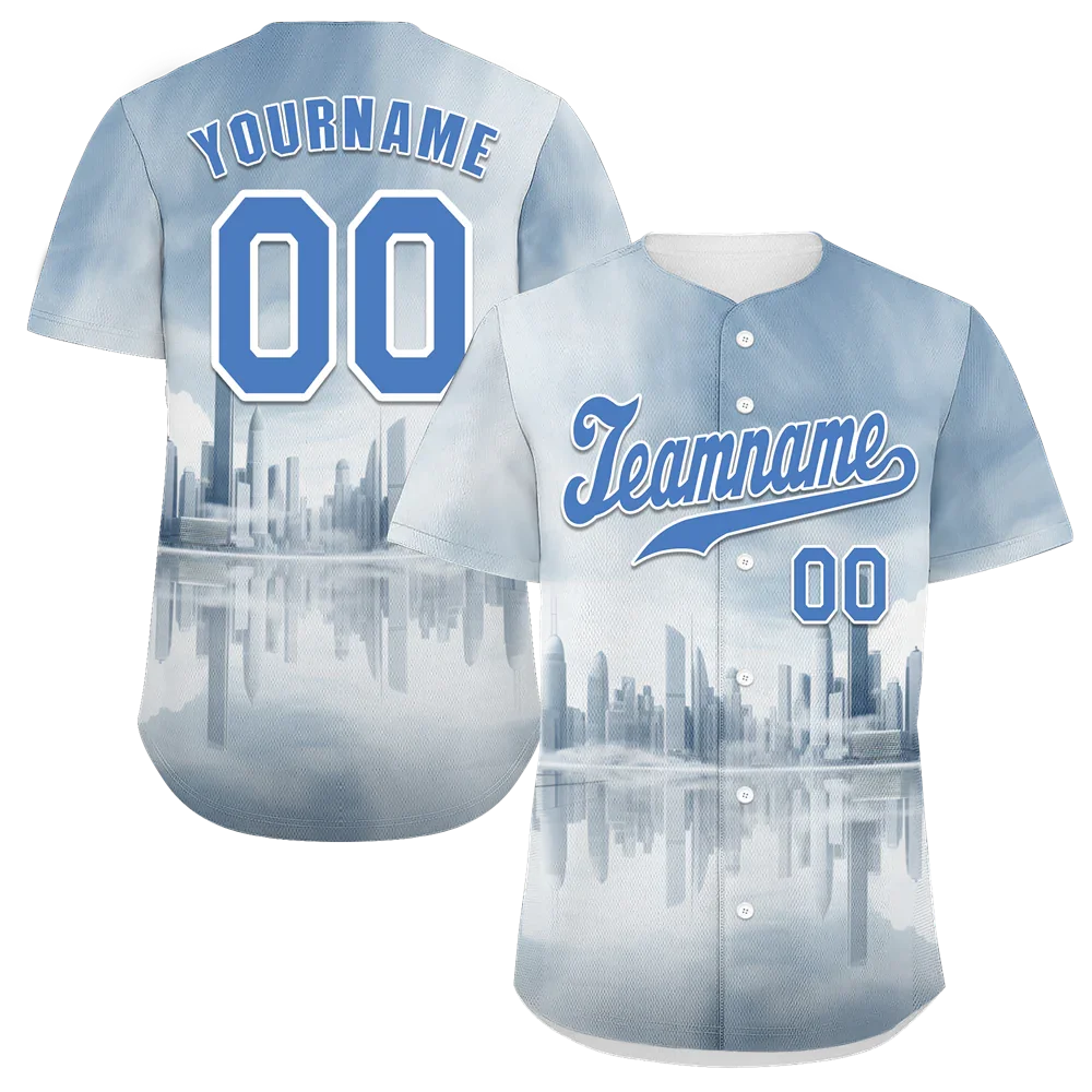 Custom White City Edition Blue Authentic Baseball Jersey BSBJ0a-bc0fbcd - Coolcustomize