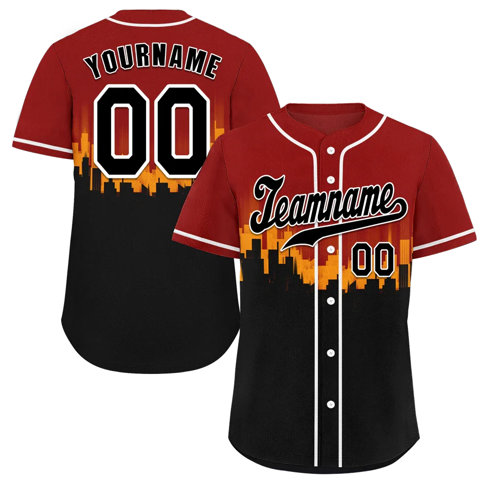 Custom Brown Black City Edition Black Authentic Baseball Jersey BSBJ0a-bc0fbcf - Coolcustomize