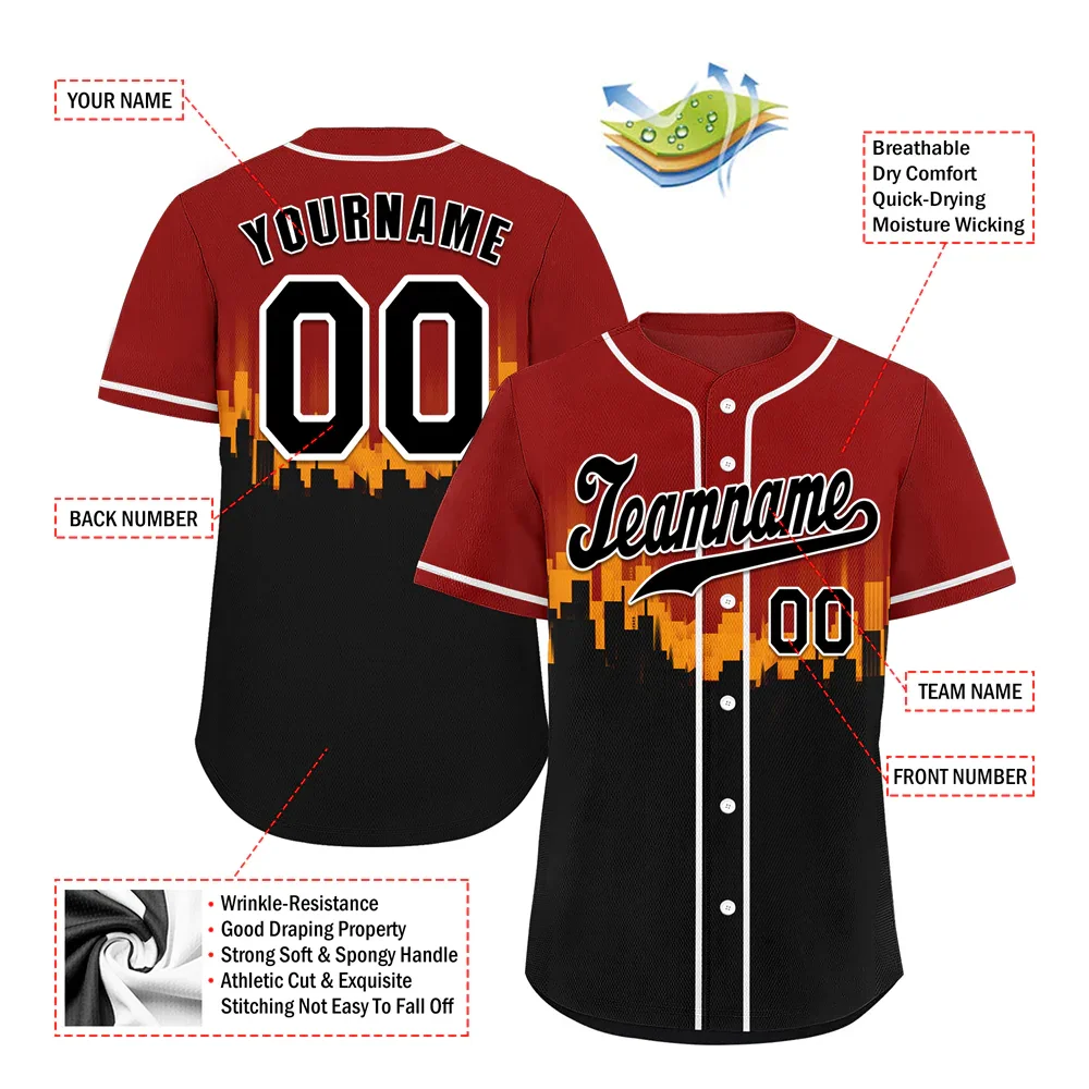 Custom Brown Black City Edition Black Authentic Baseball Jersey BSBJ0a-bc0fbcf - Coolcustomize