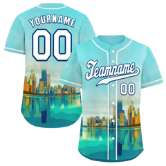 Custom Aqua City Edition White Authentic Baseball Jersey BSBJ0a-bc0fbd0