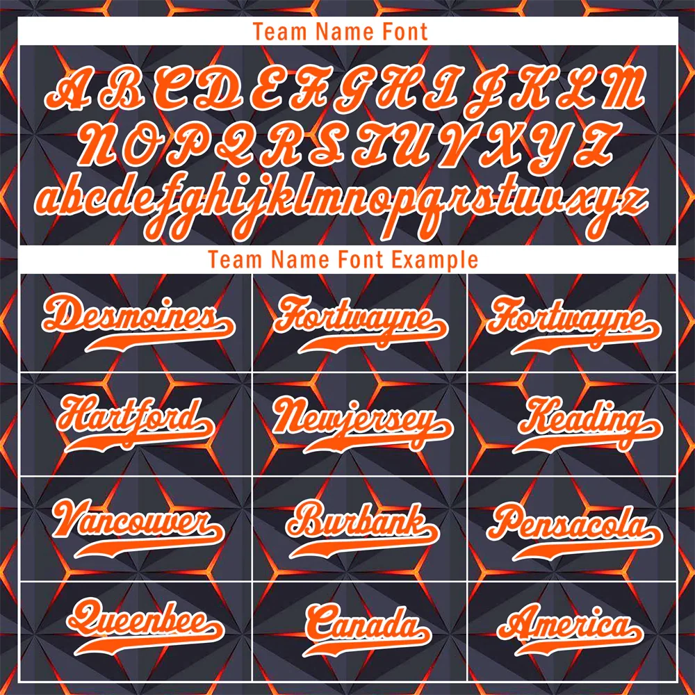Custom Black 3D Pattern Orange Authentic Baseball Jersey BSBJ0a-bc0fbdd - Coolcustomize