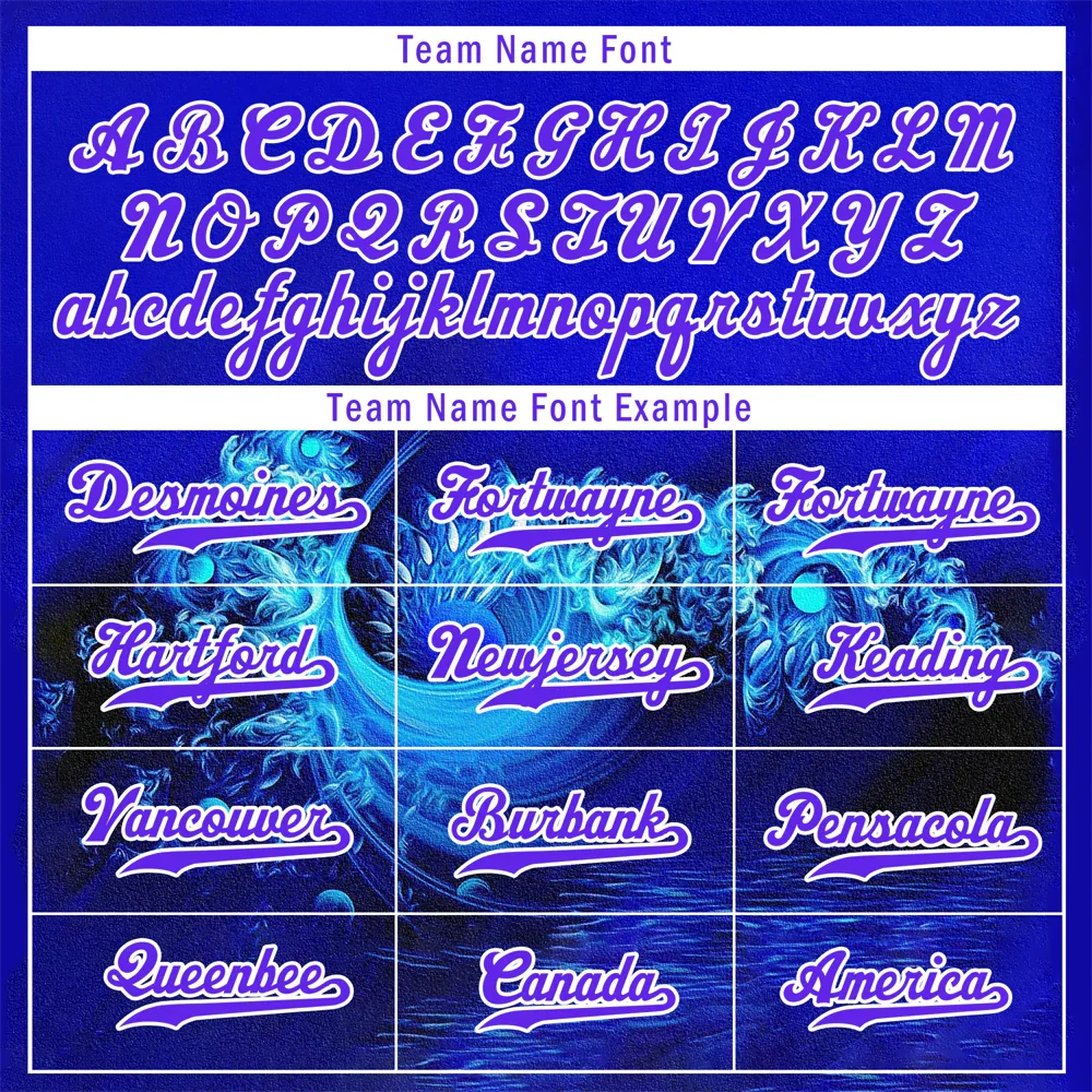 Custom Blue 3D Pattern Purple Authentic Baseball Jersey BSBJ0a-bc0fbd7 - Coolcustomize