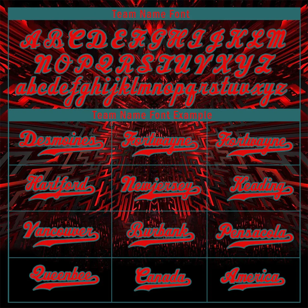 Custom Black Red 3D Pattern Red Authentic Baseball Jersey BSBJ0a-bc0fbe0 - Coolcustomize